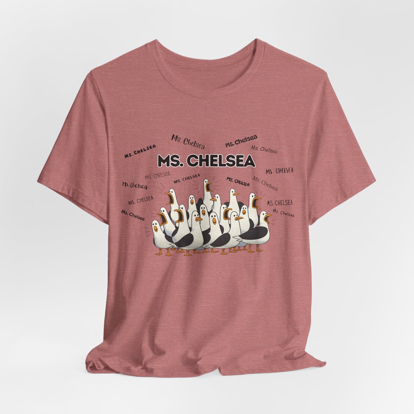Ms. Chelsea- Penguin Choir T-Shirt — Funny Teacher Personalized Tee