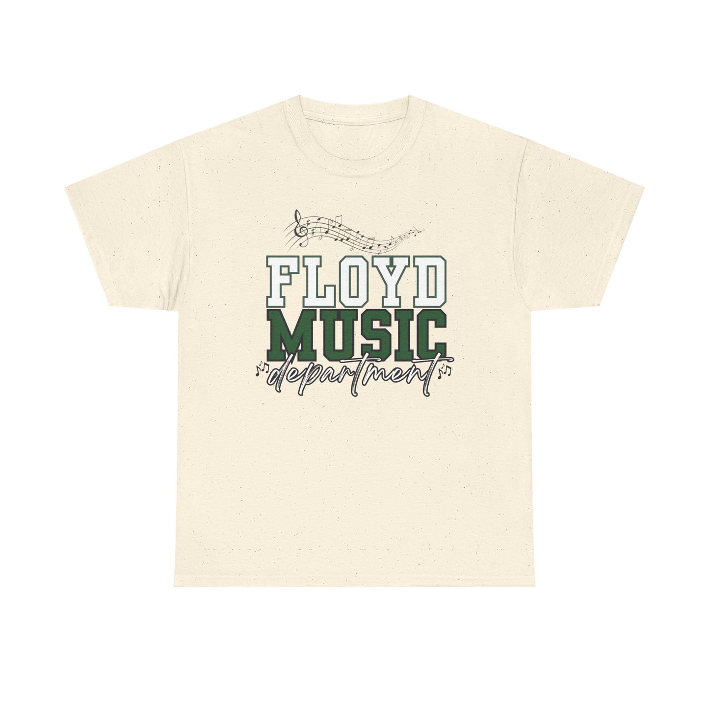 Floyd Music Heavy Cotton Tee - "Music is the Soundtrack of Your Life" Unisex T-Shirt- Floyd Strong
