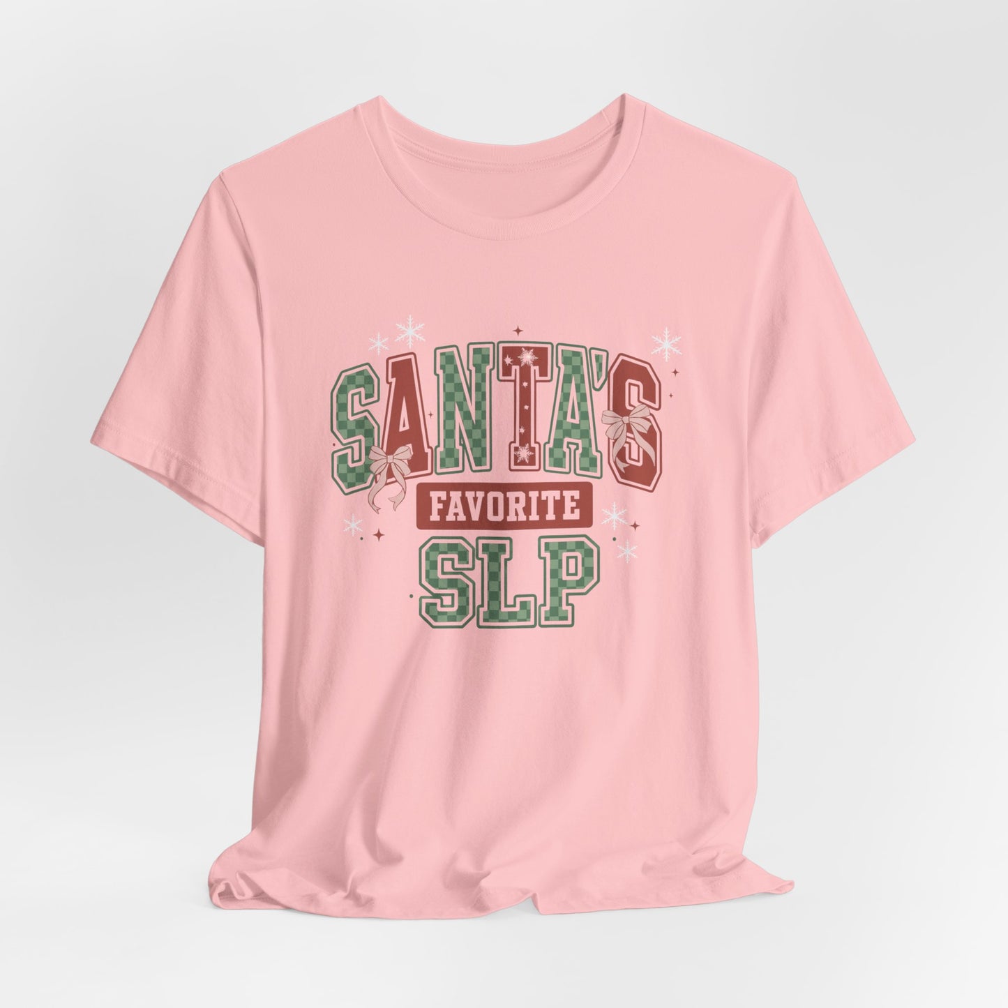Santa's Favorite SLP — Christmas Unisex T‑Shirt