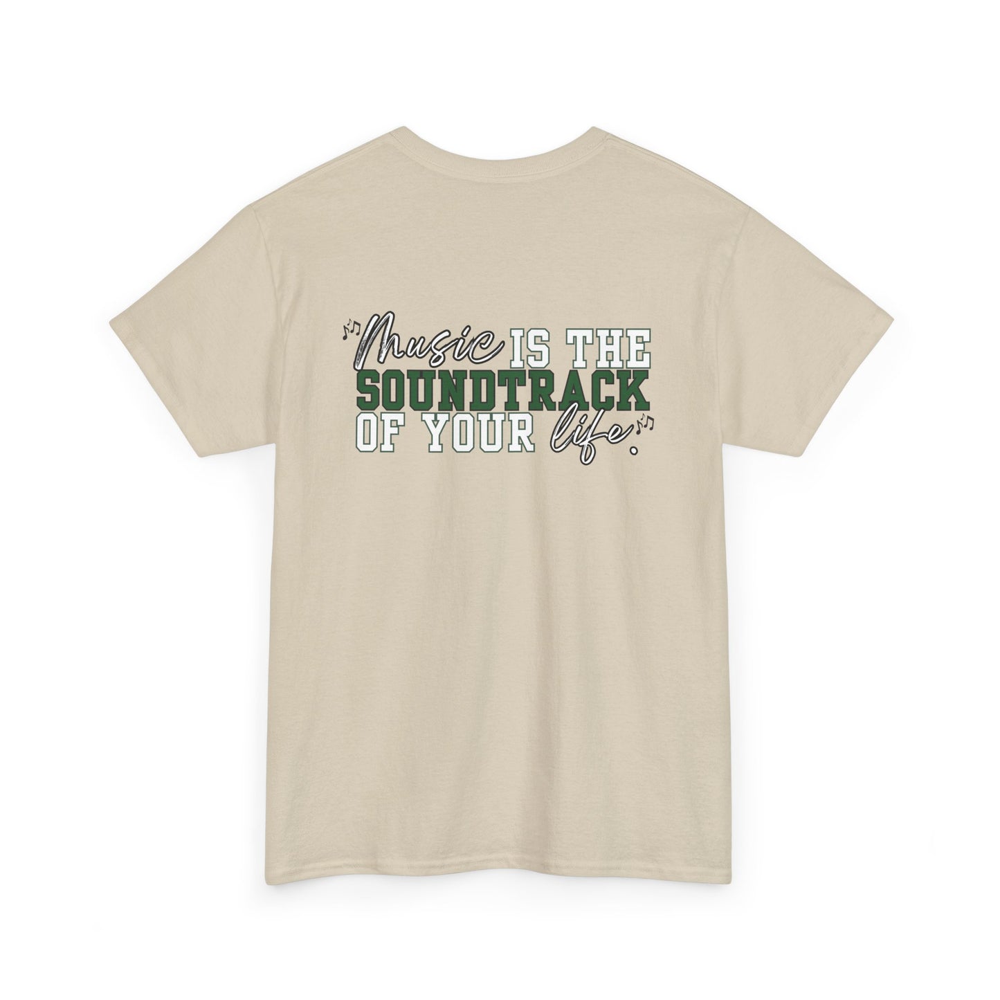 Floyd Music Heavy Cotton Tee - "Music is the Soundtrack of Your Life" Unisex T-Shirt- Floyd Strong