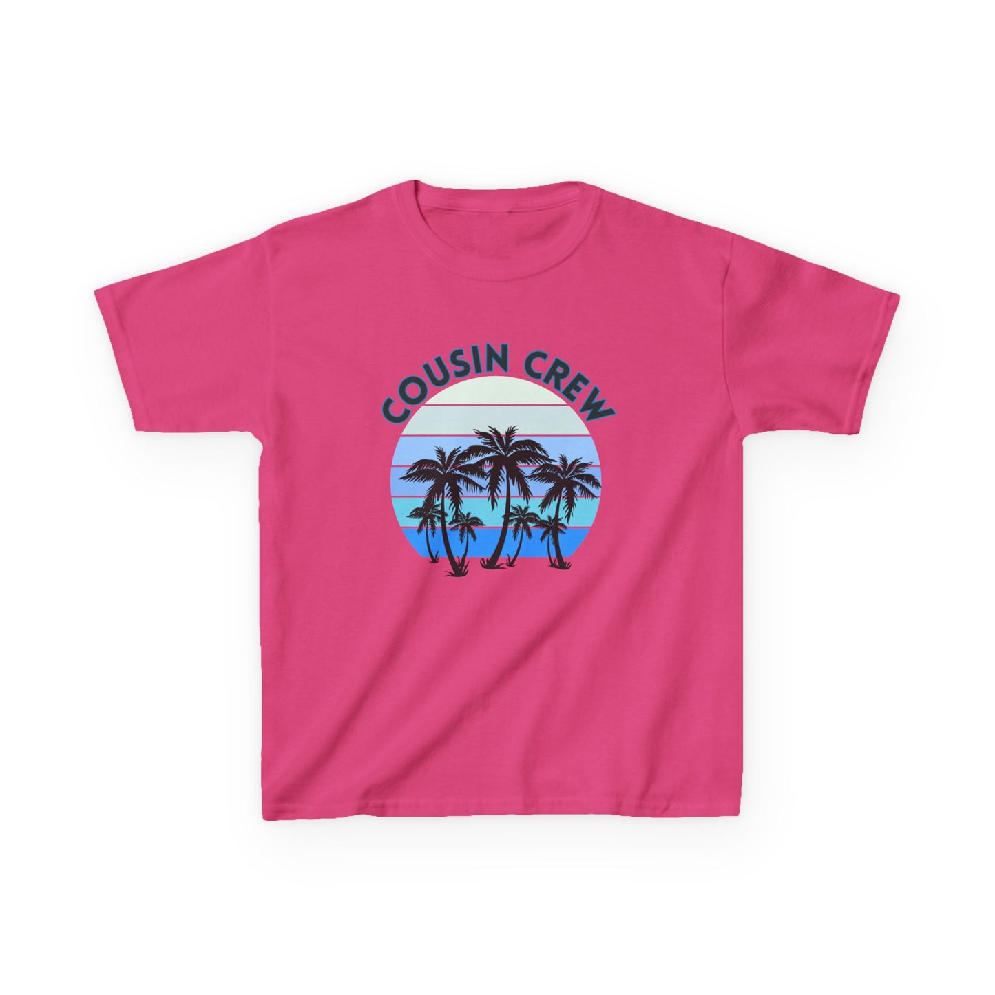 Cool Cousin Crew Kids Tee - Summer Fun, Family Gatherings, Beach Days, Mini Collection