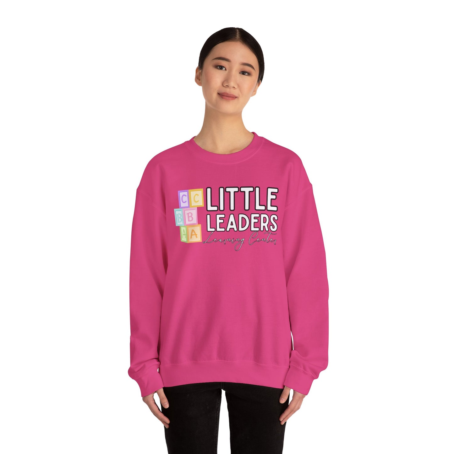 Little Leaders w/ Blocks Crewneck Unisex Sweatshirt