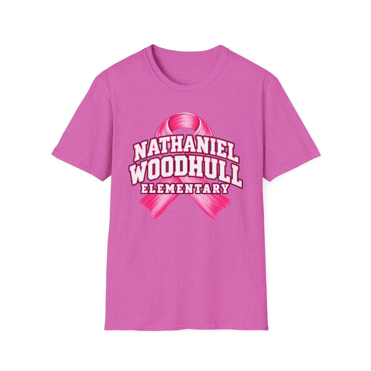 Woodhull-Breast Cancer Awareness Tee, Unisex Softstyle T-Shirt