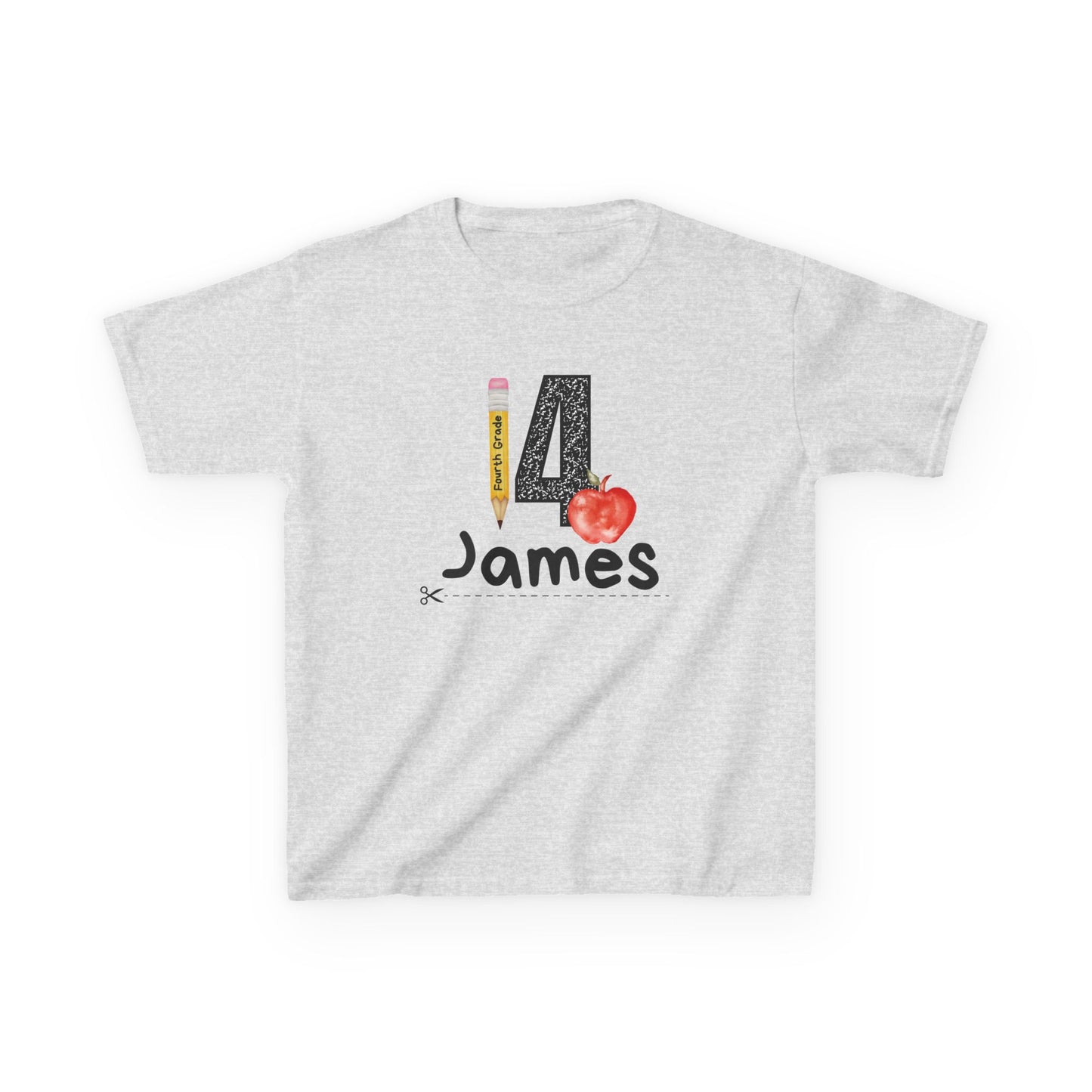 4th Grade- Personalized Kids Tee - Back to School