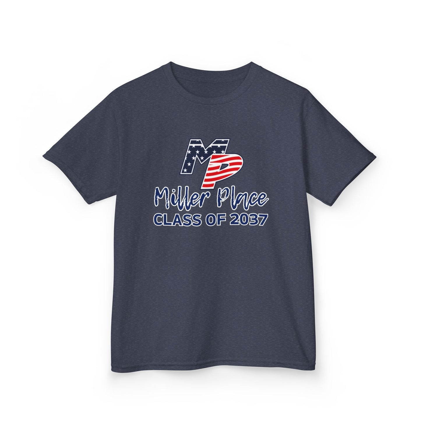 Miller Place Class of 2037 Kids Heavy Cotton Tee