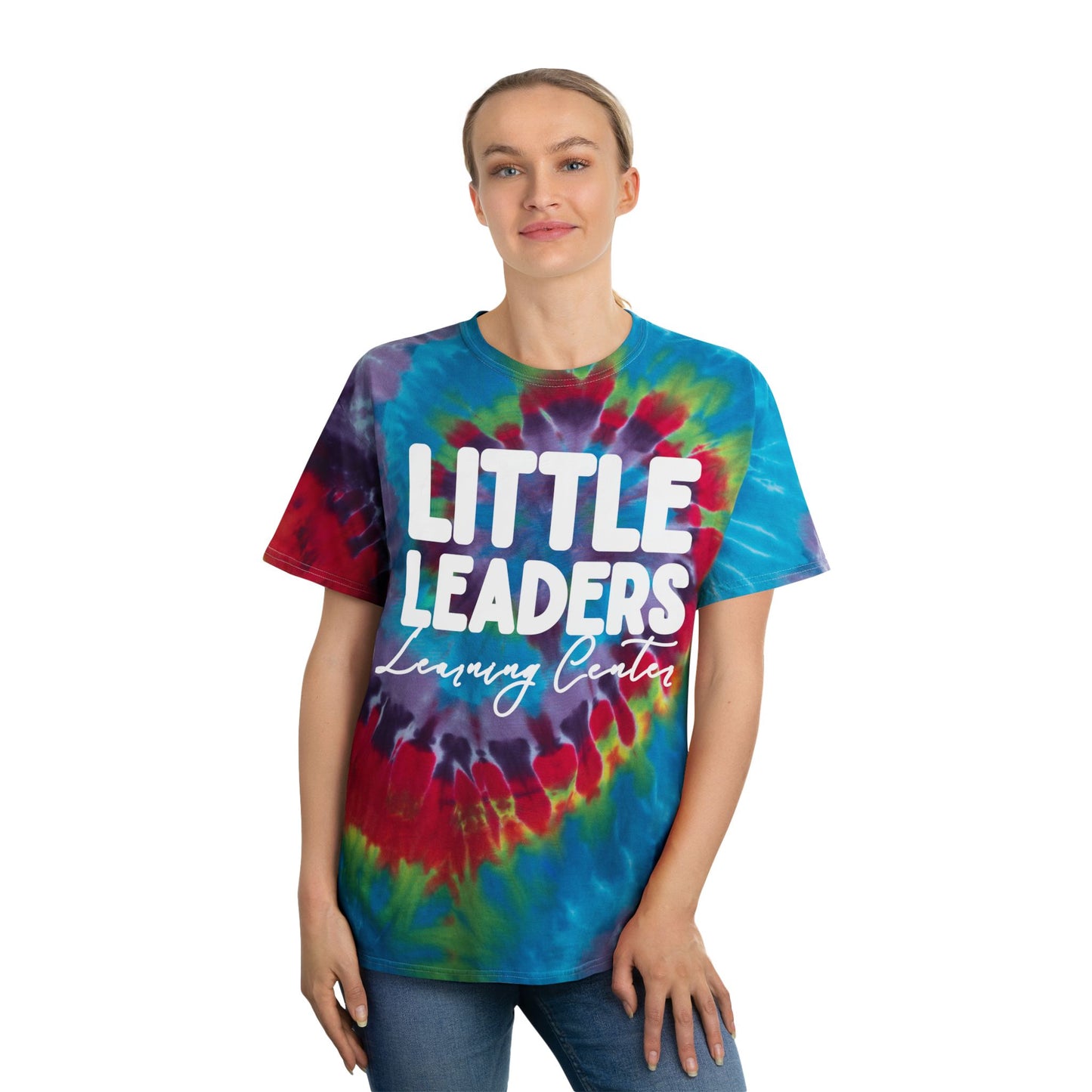 Little Leaders Learning Center Colorful Tie-Dye Tee