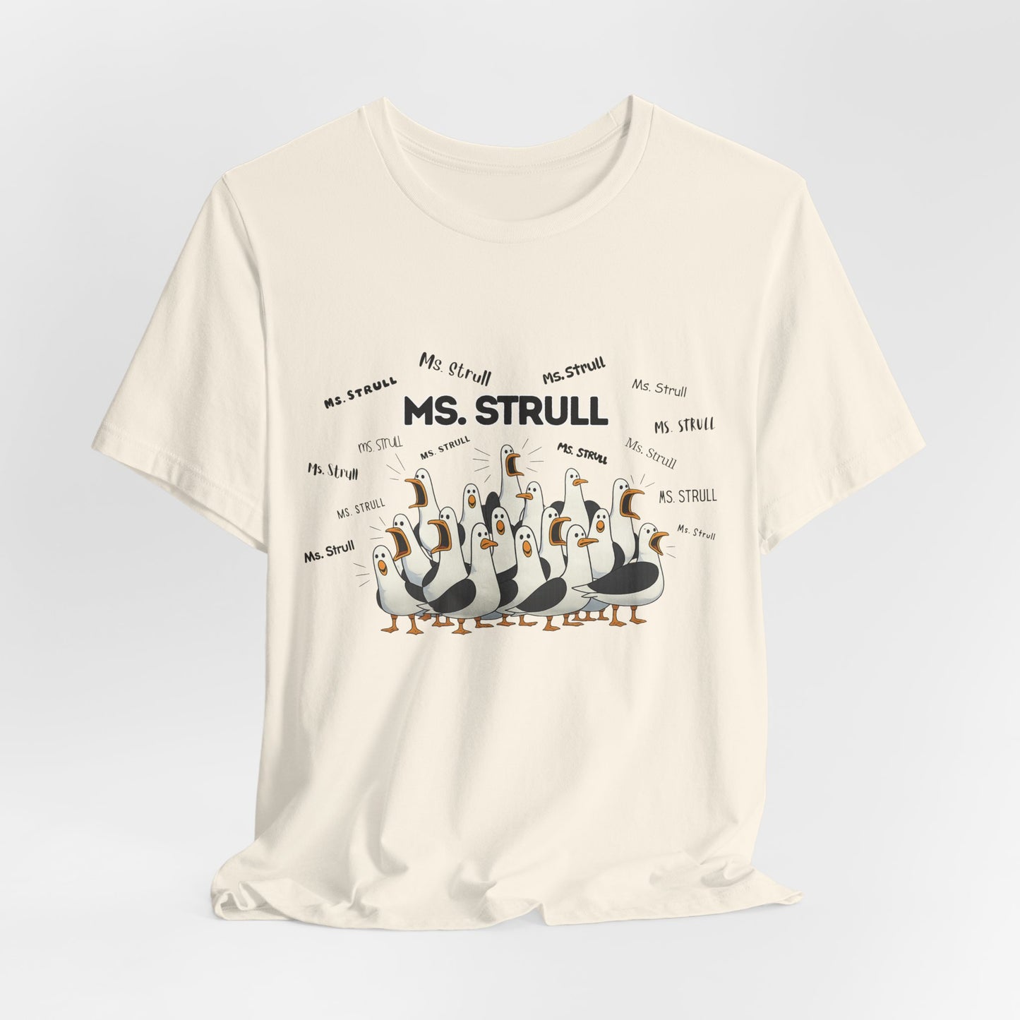 Mrs. Strull Penguin Choir T-Shirt — Funny Teacher Personalized Tee