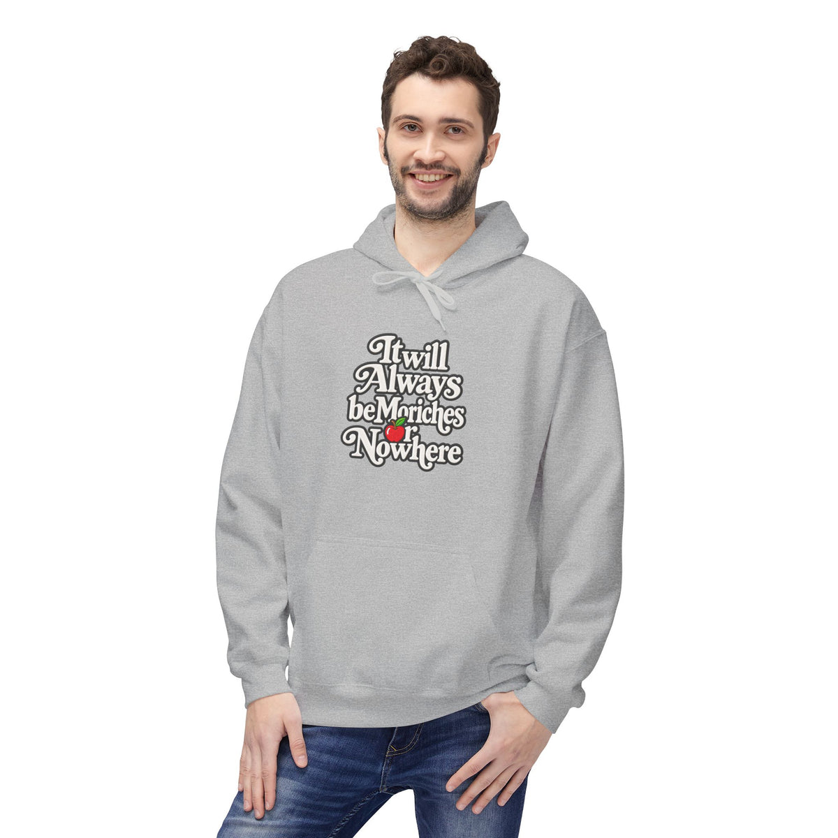 "MES or Nowhere" w/ apple- Moriches Hoodie