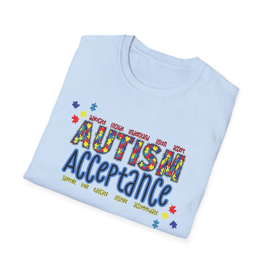 Autism Acceptance Puzzle Piece Sweatshirt — Awareness Collection
