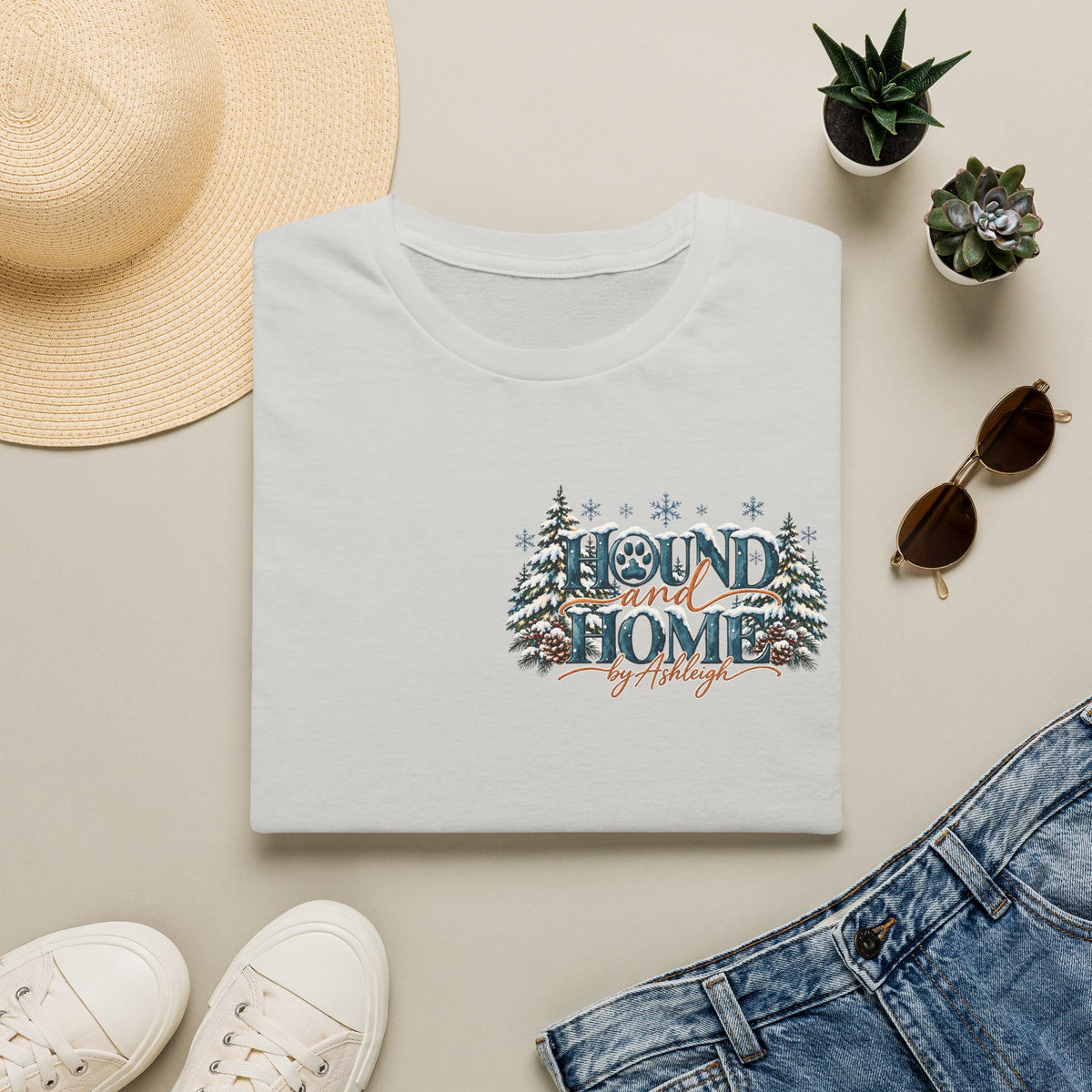 Hound & Home Holiday Tee — Logo T-Shirt
