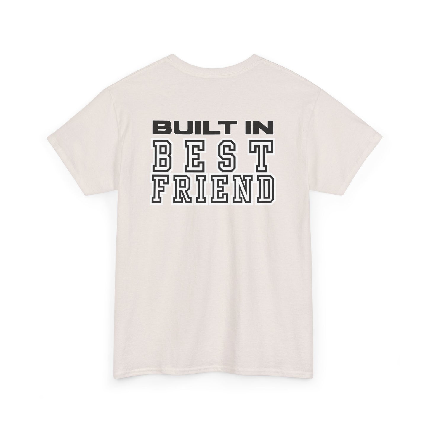 Built in Best Friend - Dad- Unisex Heavy Cotton Tee - Fatherhood