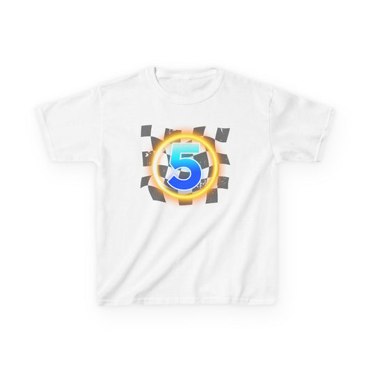 5th Birthday Celebration Kids Tee- Personalized