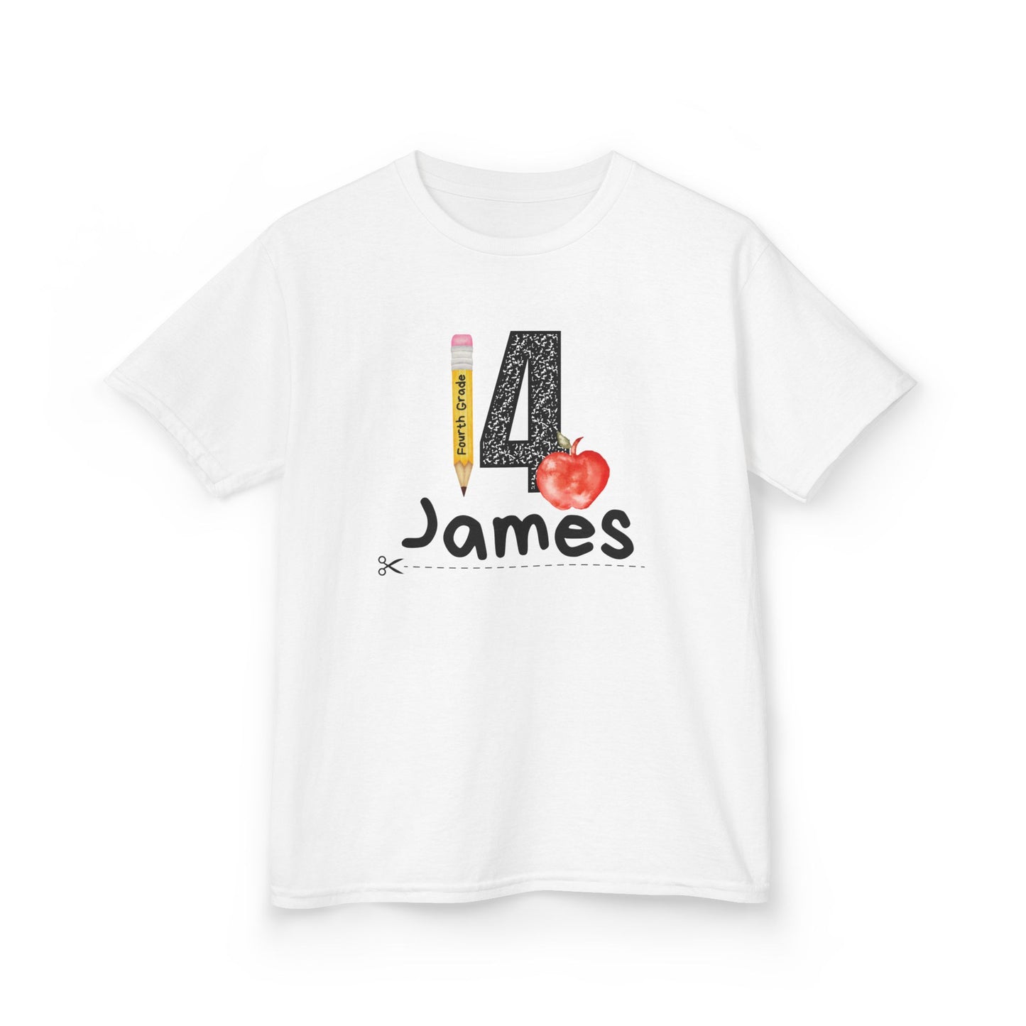 4th Grade- Personalized Kids Tee - Back to School