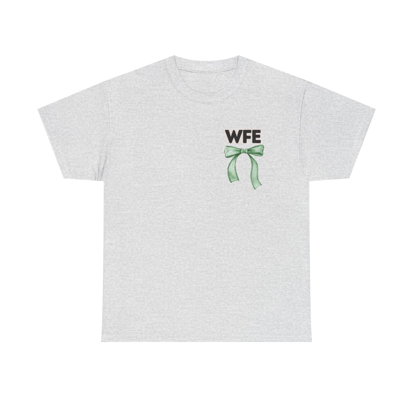 WFE Nurse Assistant and Bows- Unisex Heavy Cotton Tee with Bow Design