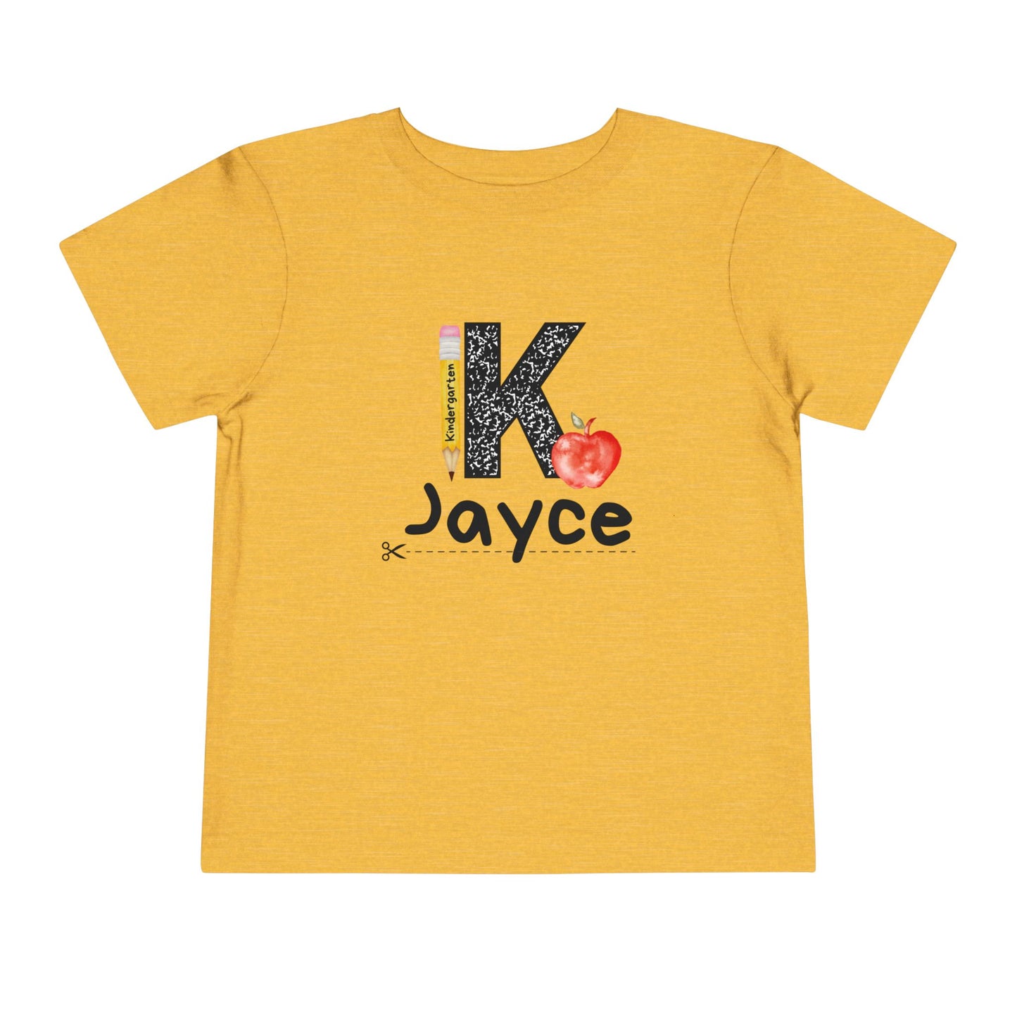 Jayce- K- Personalized Toddler Tee - Back to School Collection