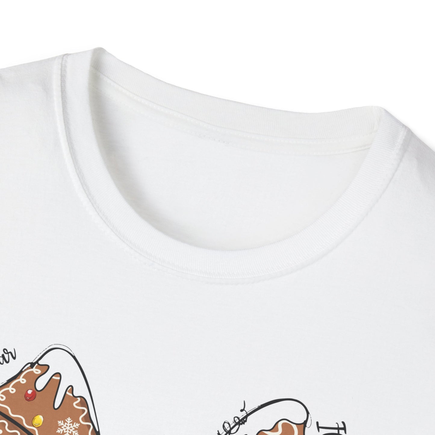 Gingerbread Bow- Christmas Unisex t-shirt