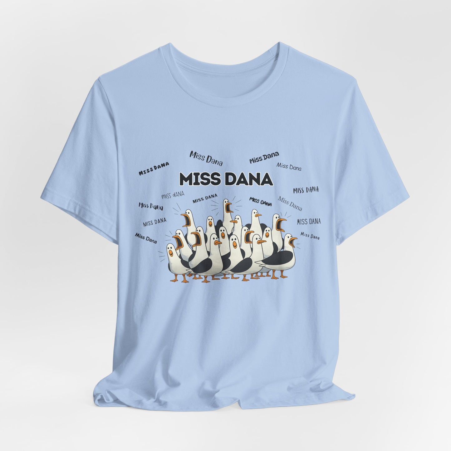 Miss Dana- Penguin Choir T-Shirt — Funny Teacher Personalized Tee