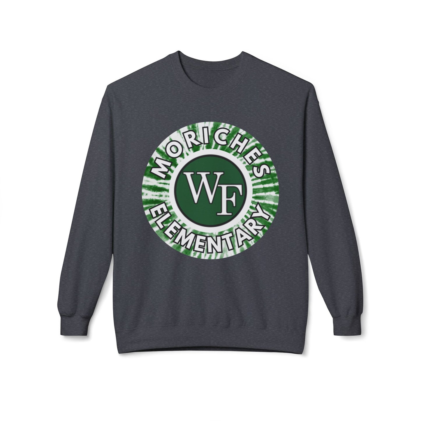 Moriches Tie Dye Logo-  Fleece Crewneck Sweatshirt