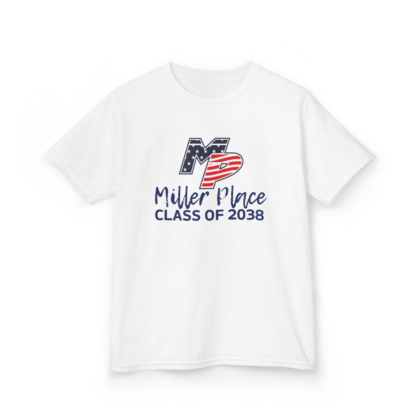 Miller Place Class of 2038 Kids Heavy Cotton Tee
