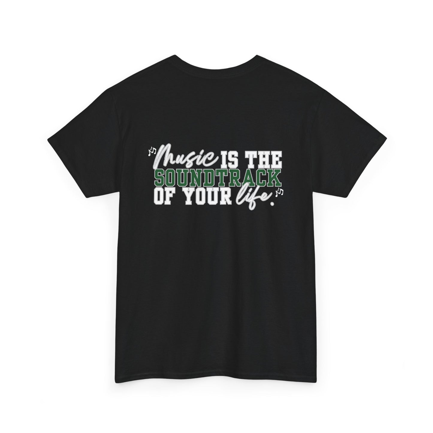Floyd Music Heavy Cotton Tee - "Music is the Soundtrack of Your Life" Unisex T-Shirt- Floyd Strong