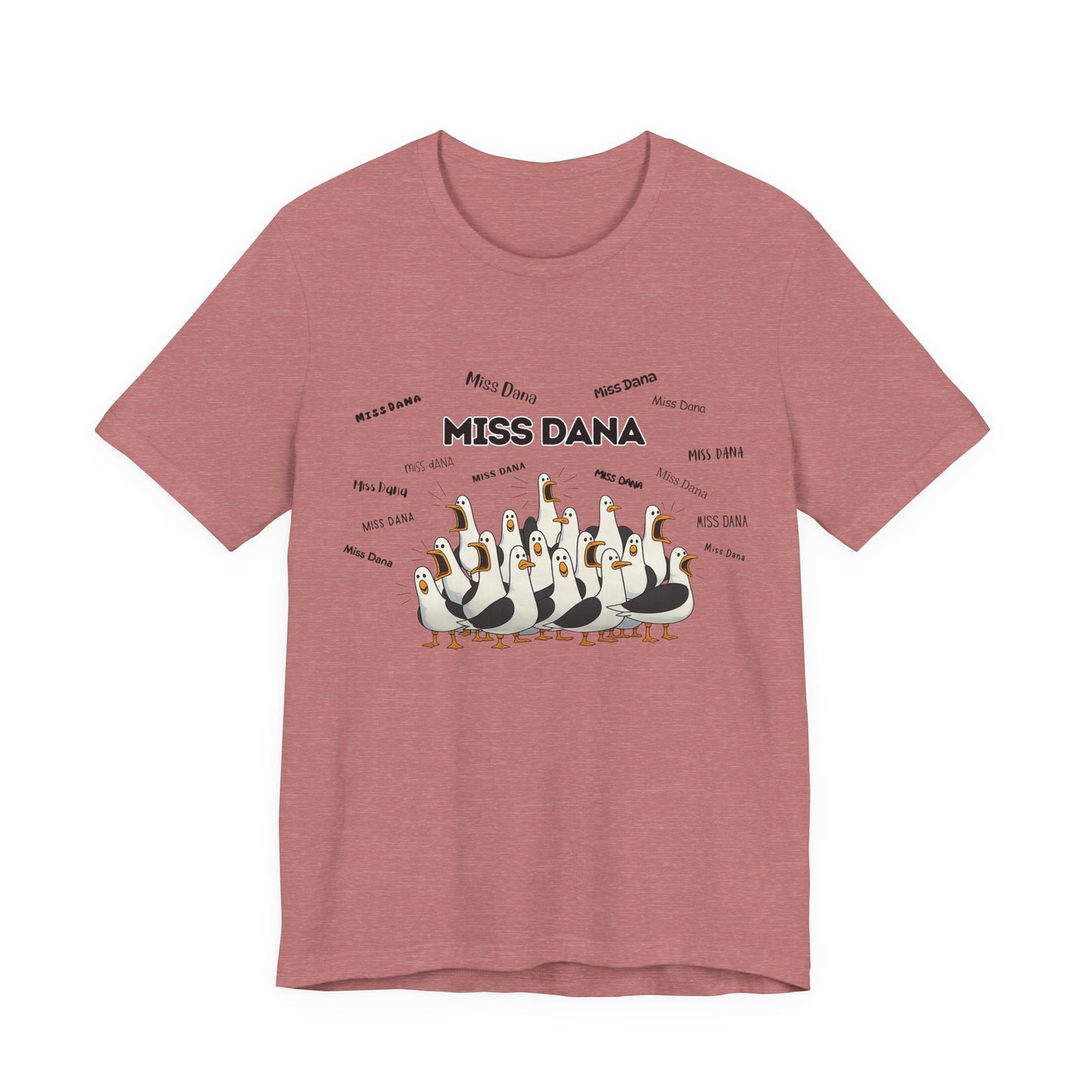 Miss Dana- Penguin Choir T-Shirt — Funny Teacher Personalized Tee