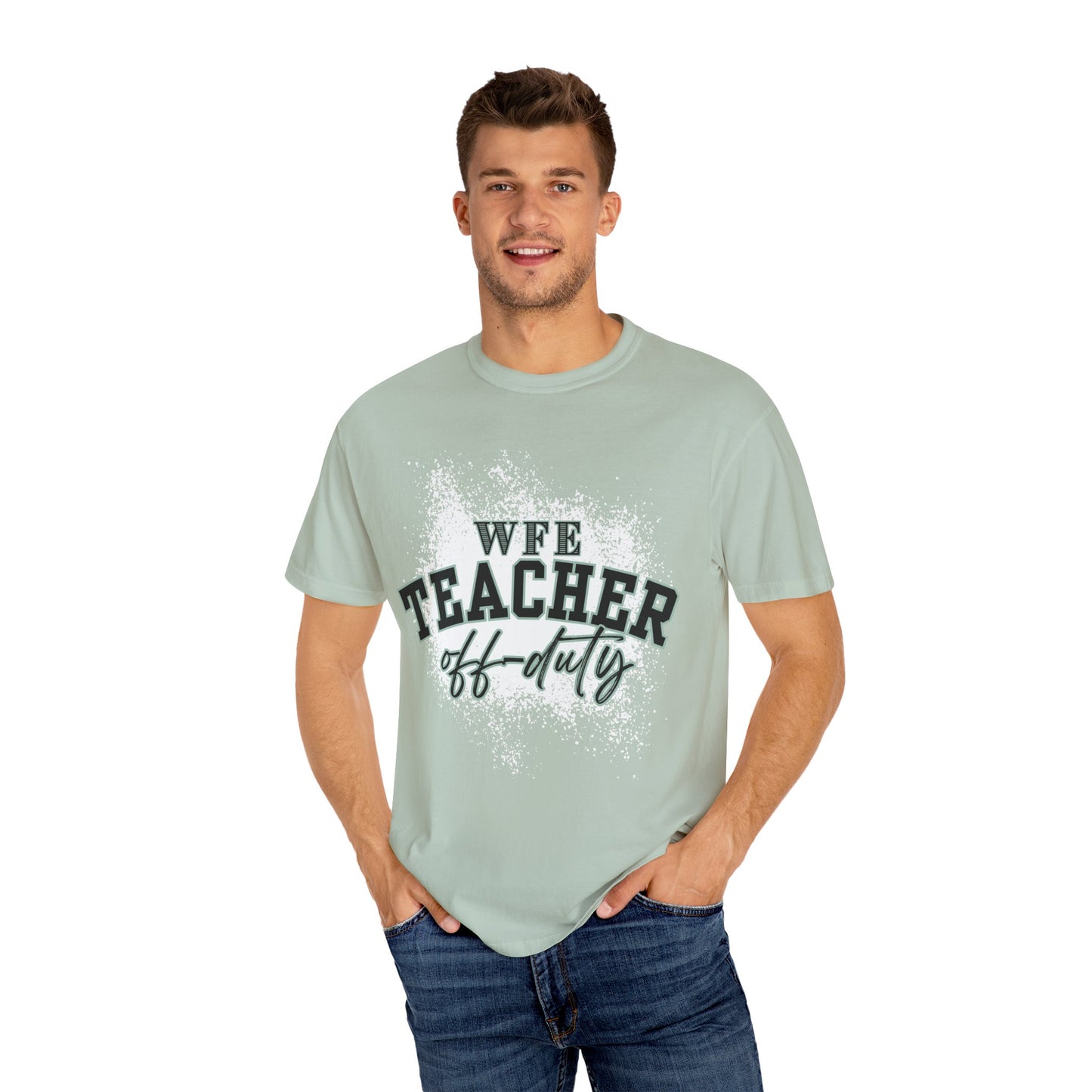 WFE Teacher Off-Duty T-shirt | Unisex Garment-Dyed Tee for Educators