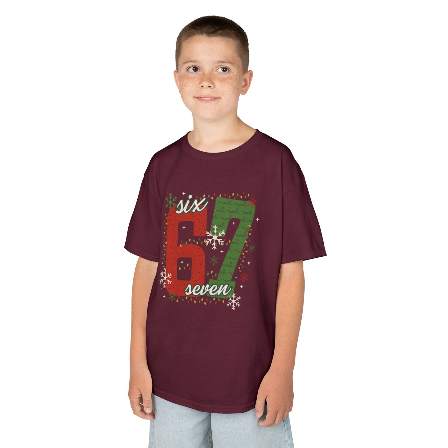 Kids '67' Christmas Number Graphic Tee — Youth- Christmas
