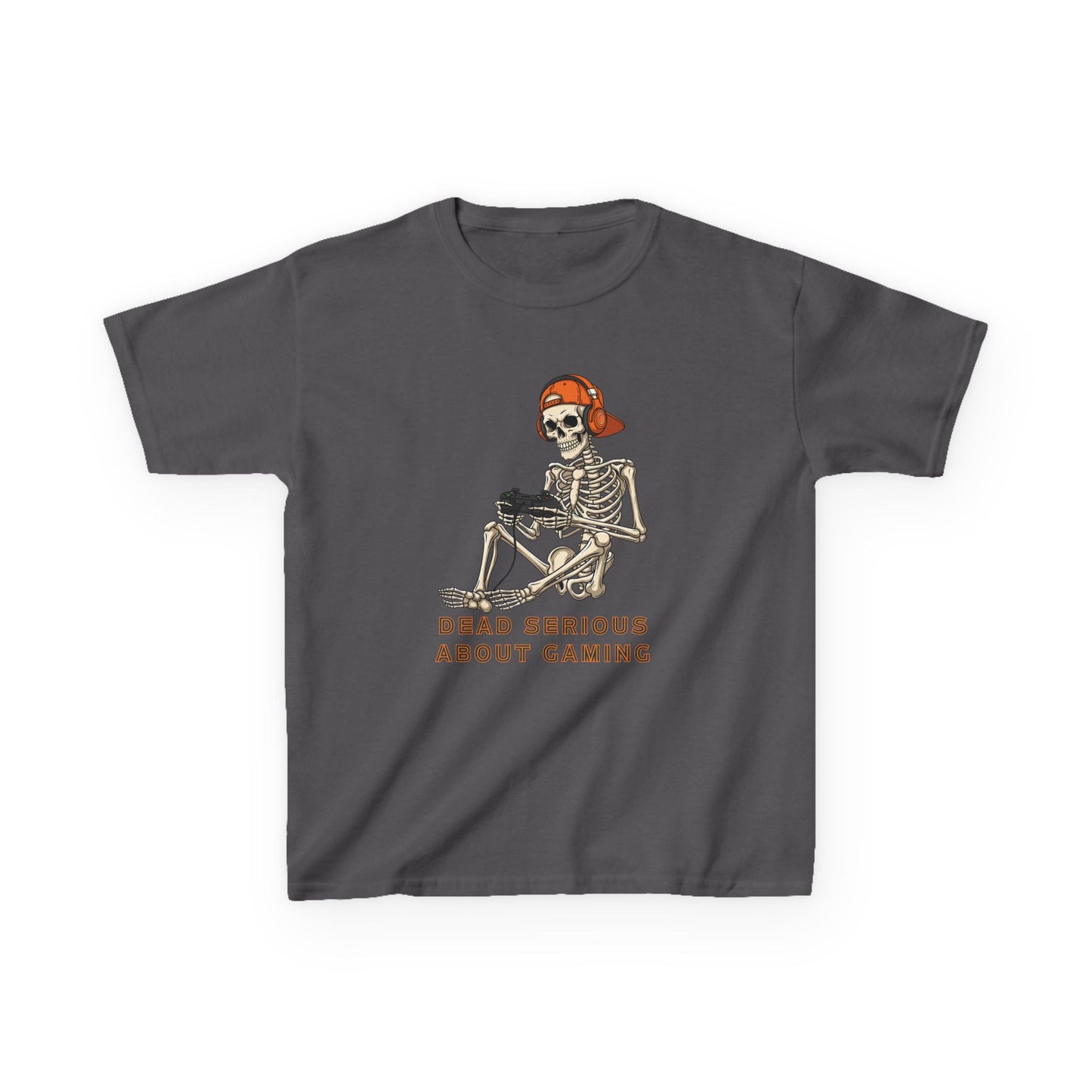 Skeleton Gaming Tee for Kids | Halloween Youth T-Shirt