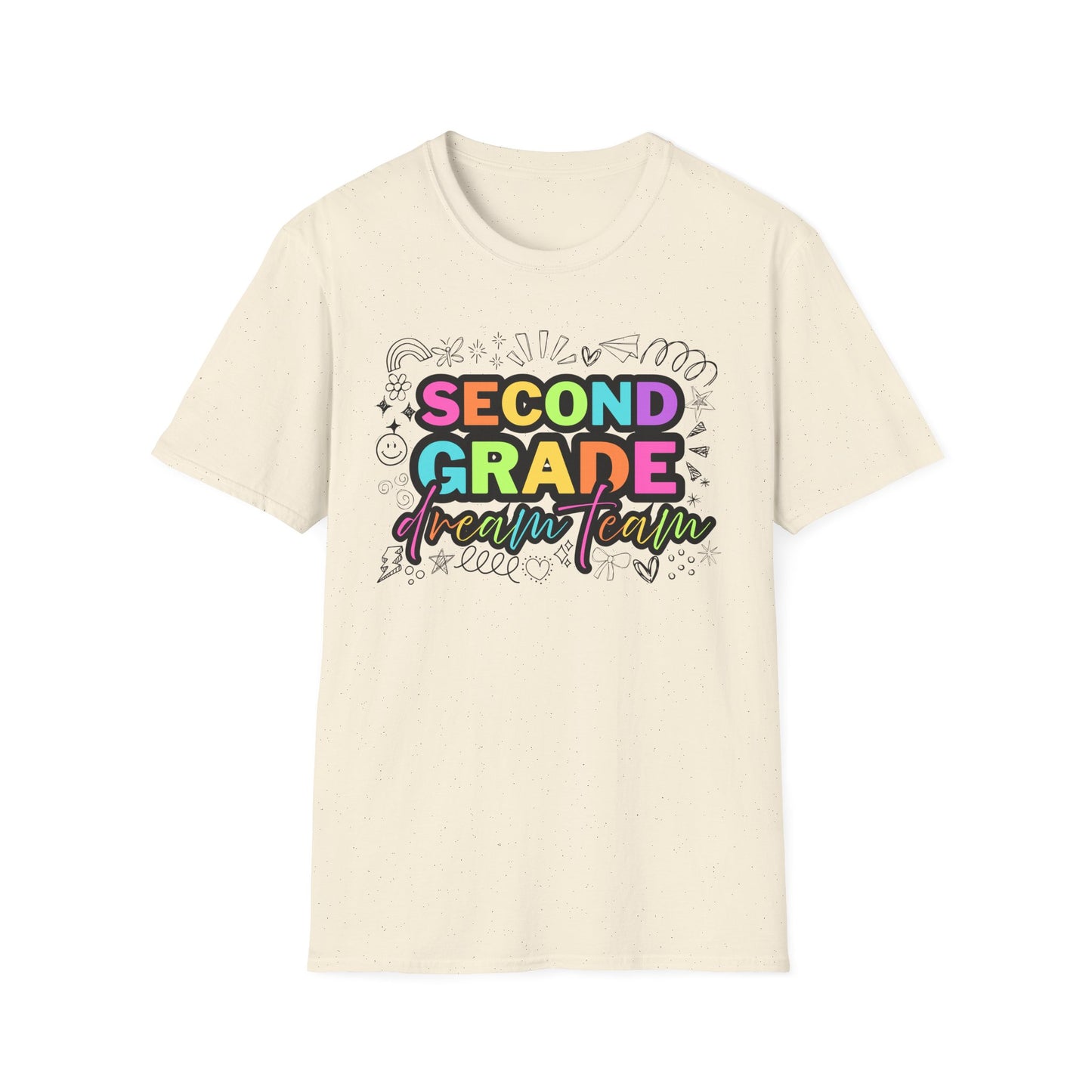 Dream Team- 2nd Grade- Unisex Softstyle T-Shirt- Teacher Life