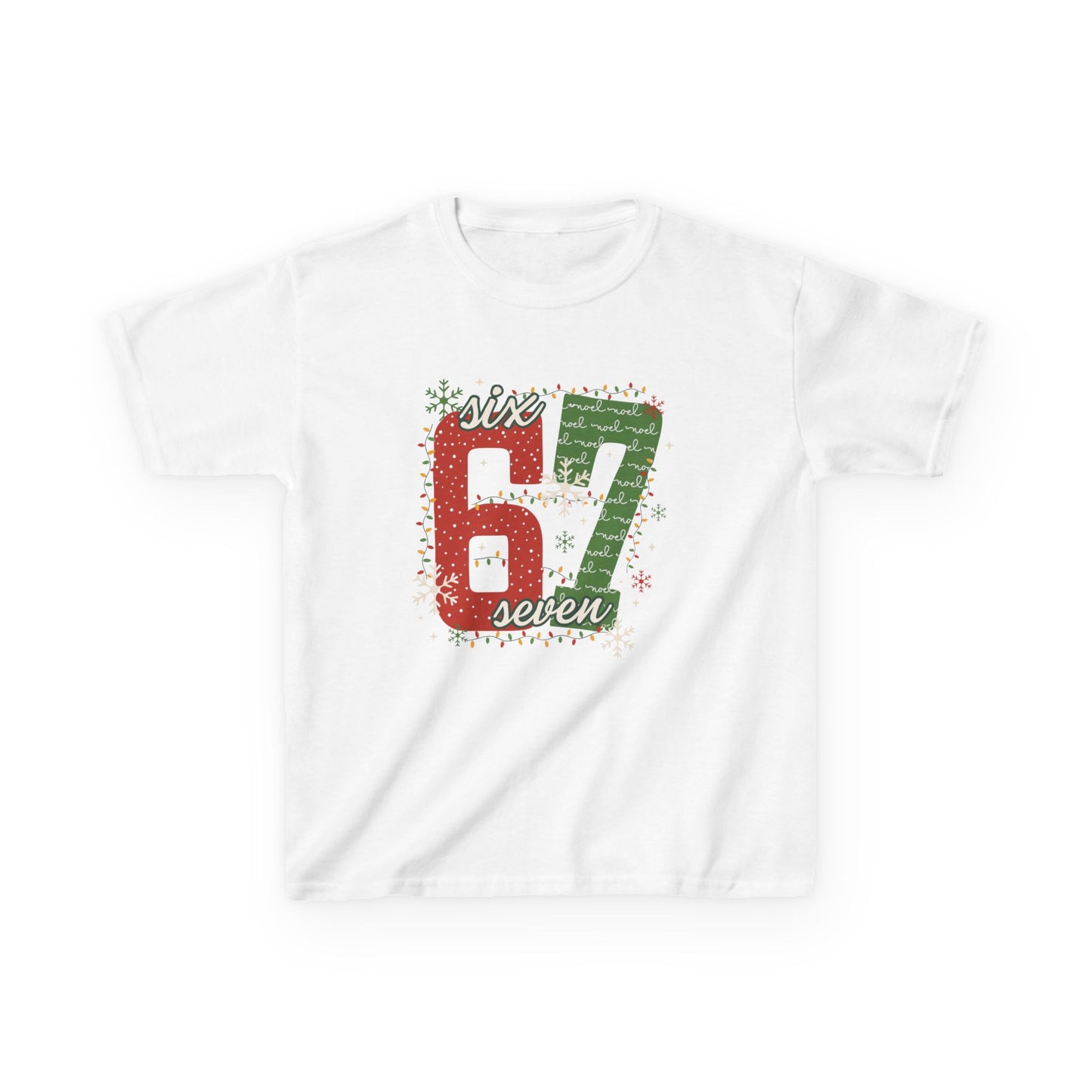 Kids '67' Christmas Number Graphic Tee — Youth- Christmas
