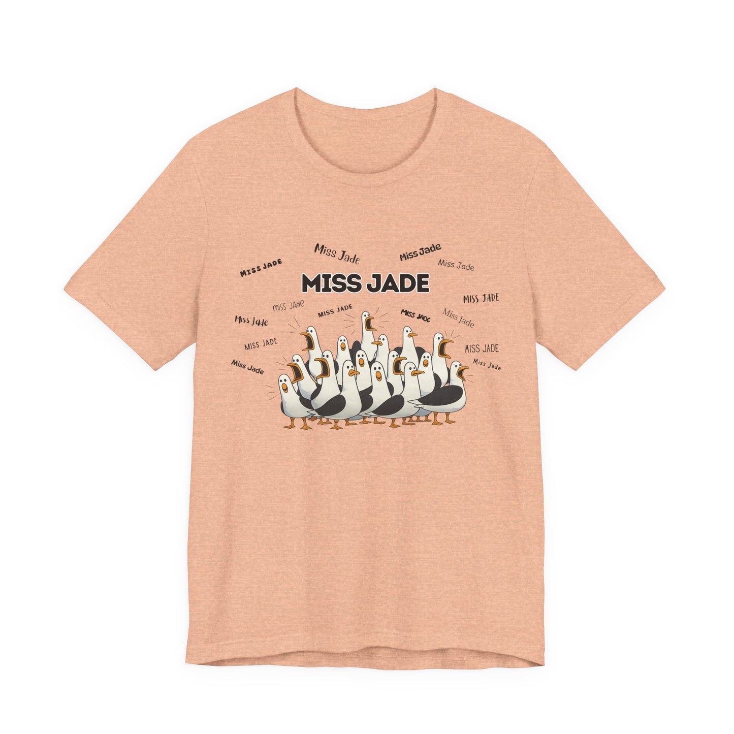 Miss Jade- Penguin Choir T-Shirt — Funny Teacher Personalized Tee