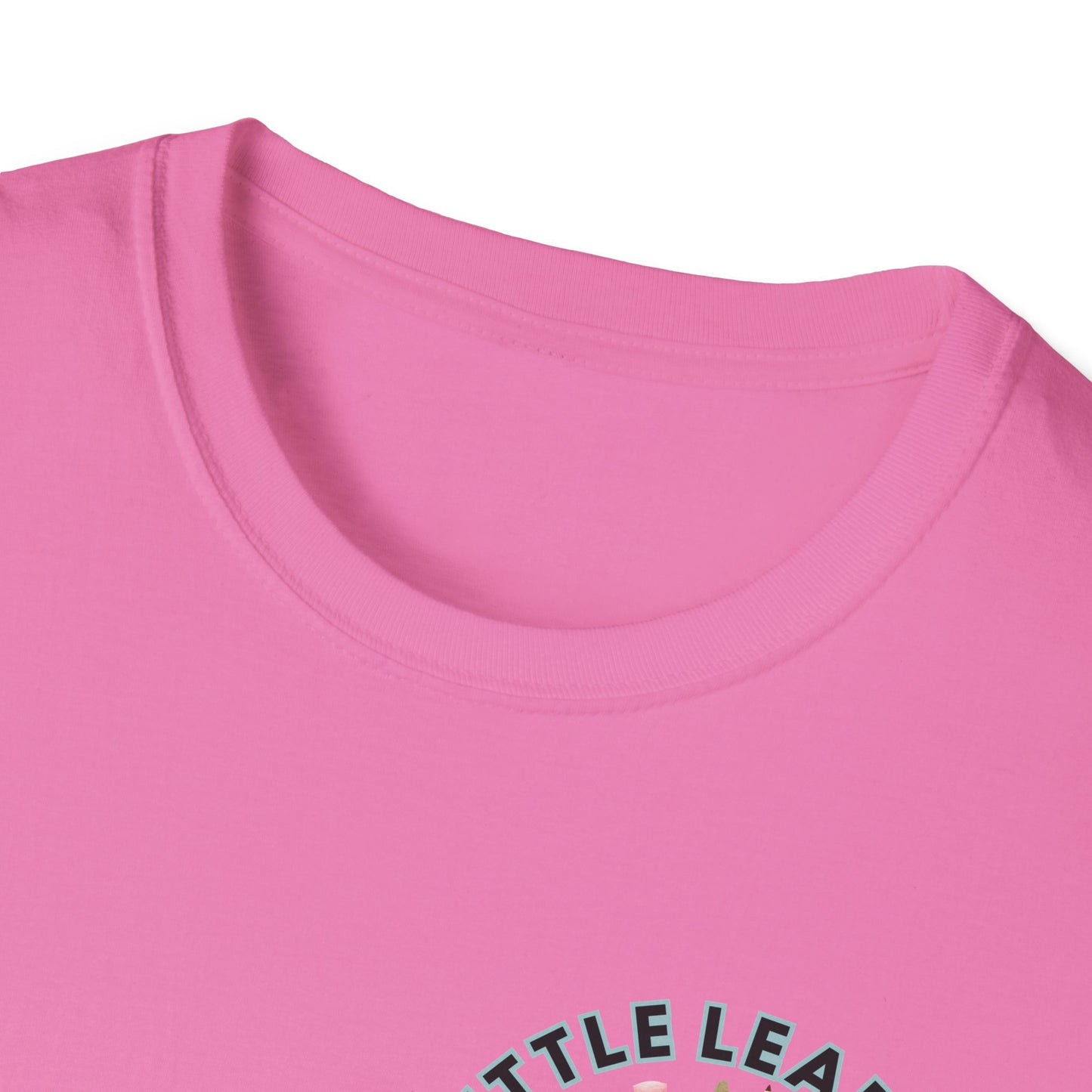 Little Leaders Teacher w/ Backpack Design Unisex Softstyle T-Shirt