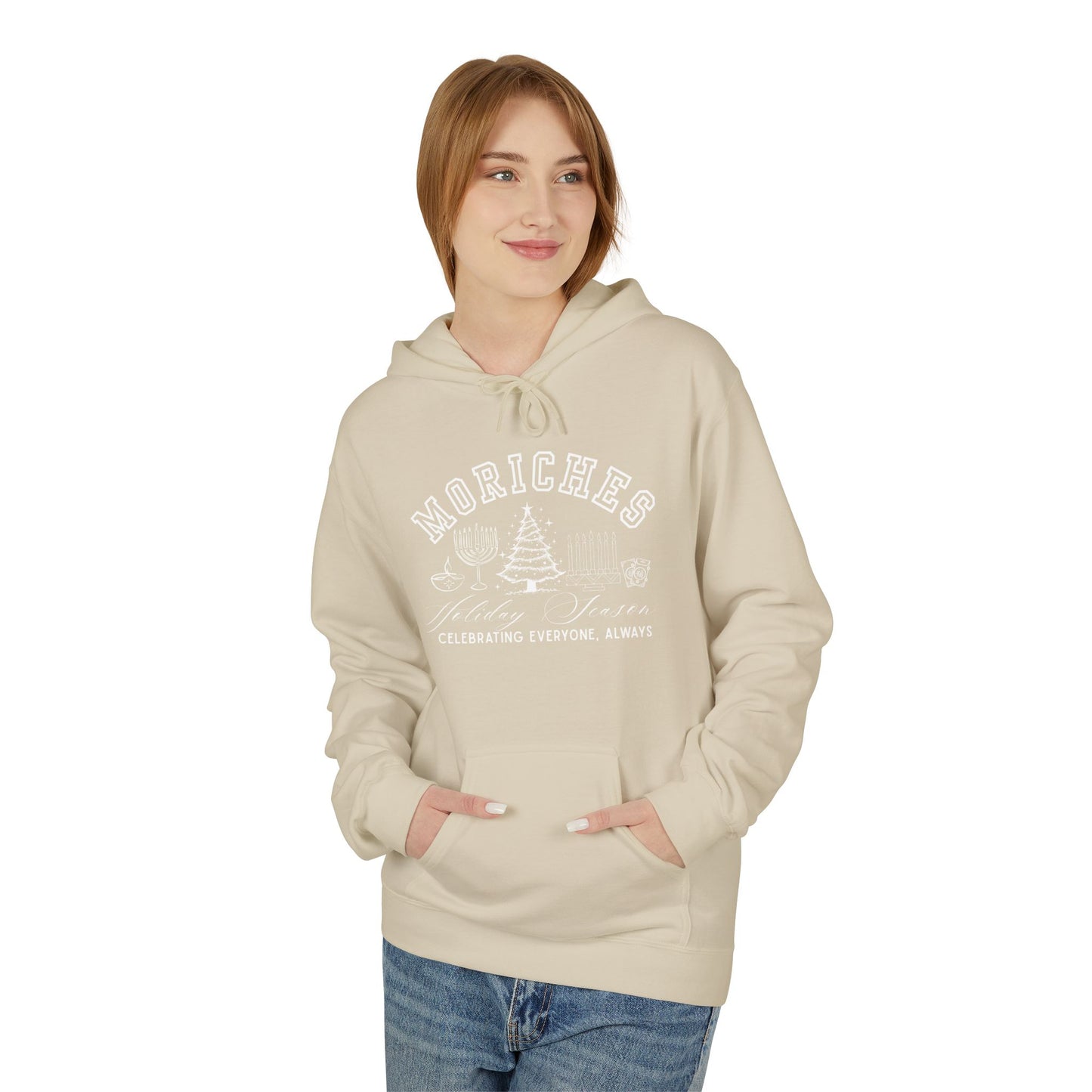 MORICHES Midweight Fleece Unisex Hoodie- Christmas