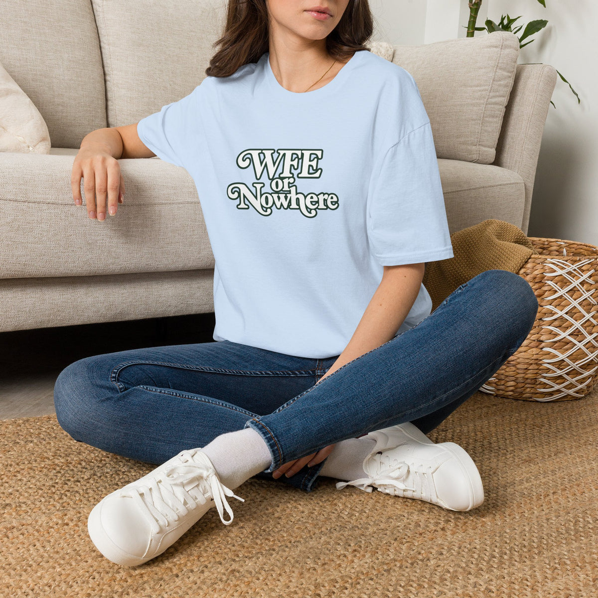 "WFE or Nowhere" -PLAIN- Softstyle T-Shirt