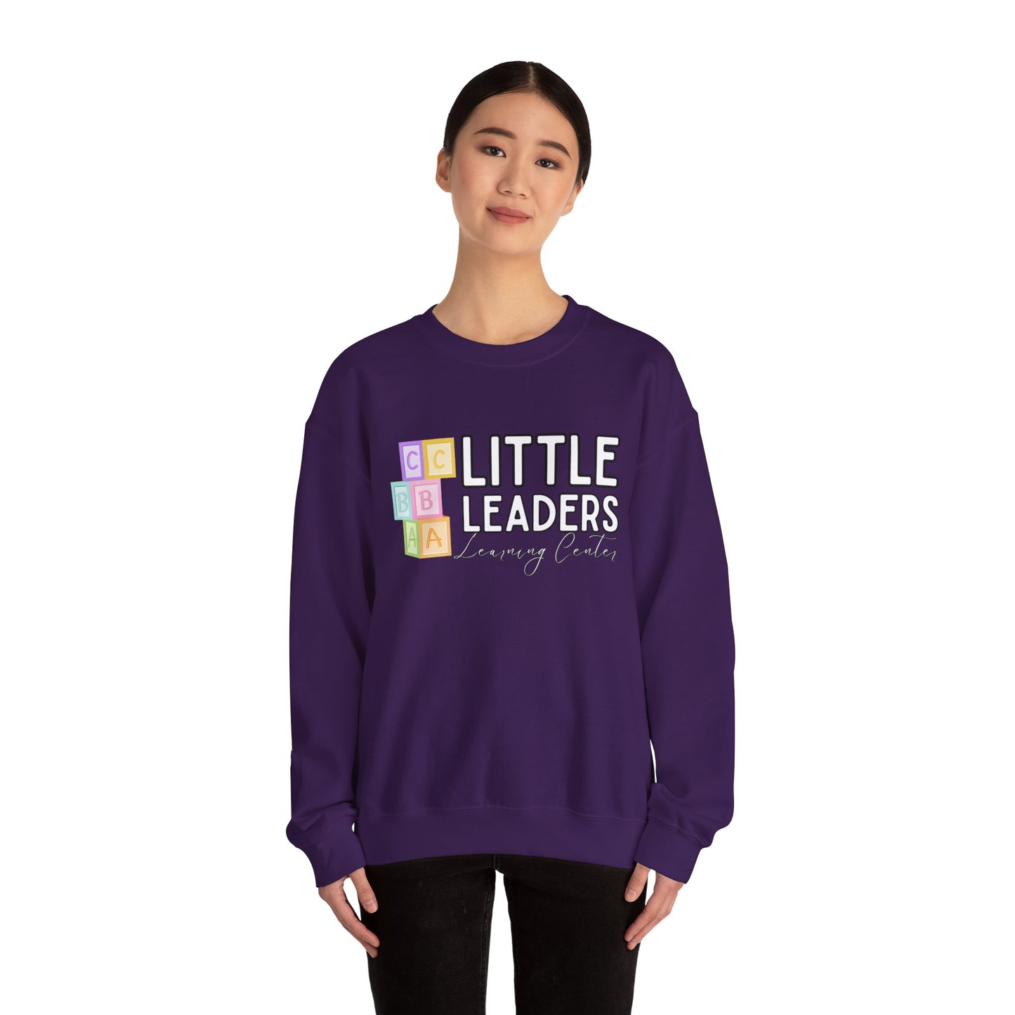 Little Leaders w/ Blocks Crewneck Unisex Sweatshirt