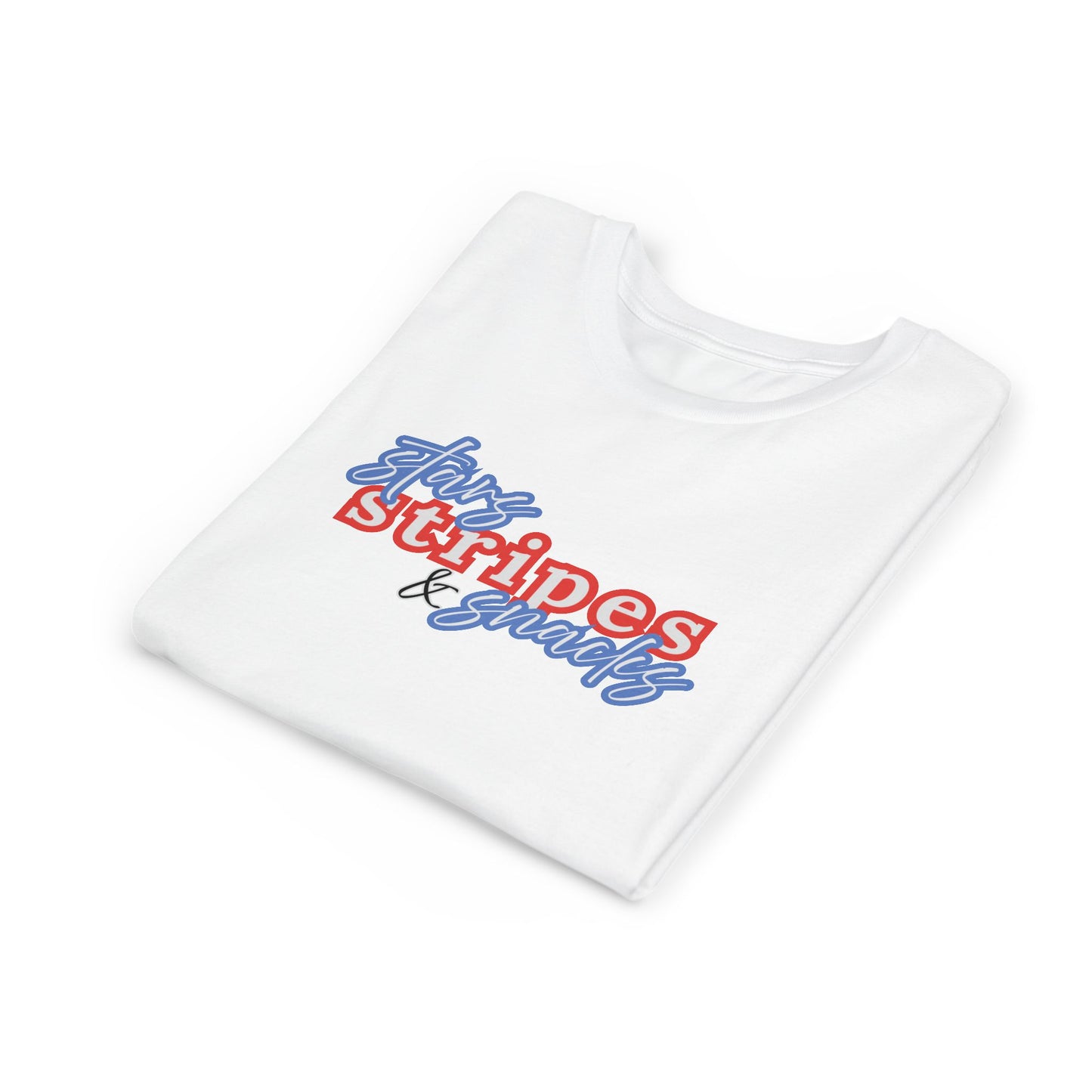 Stars, Stripes & Snacks Youth Tee for Kids, USA - Kids Short Sleeve Shirt, Holiday Mini