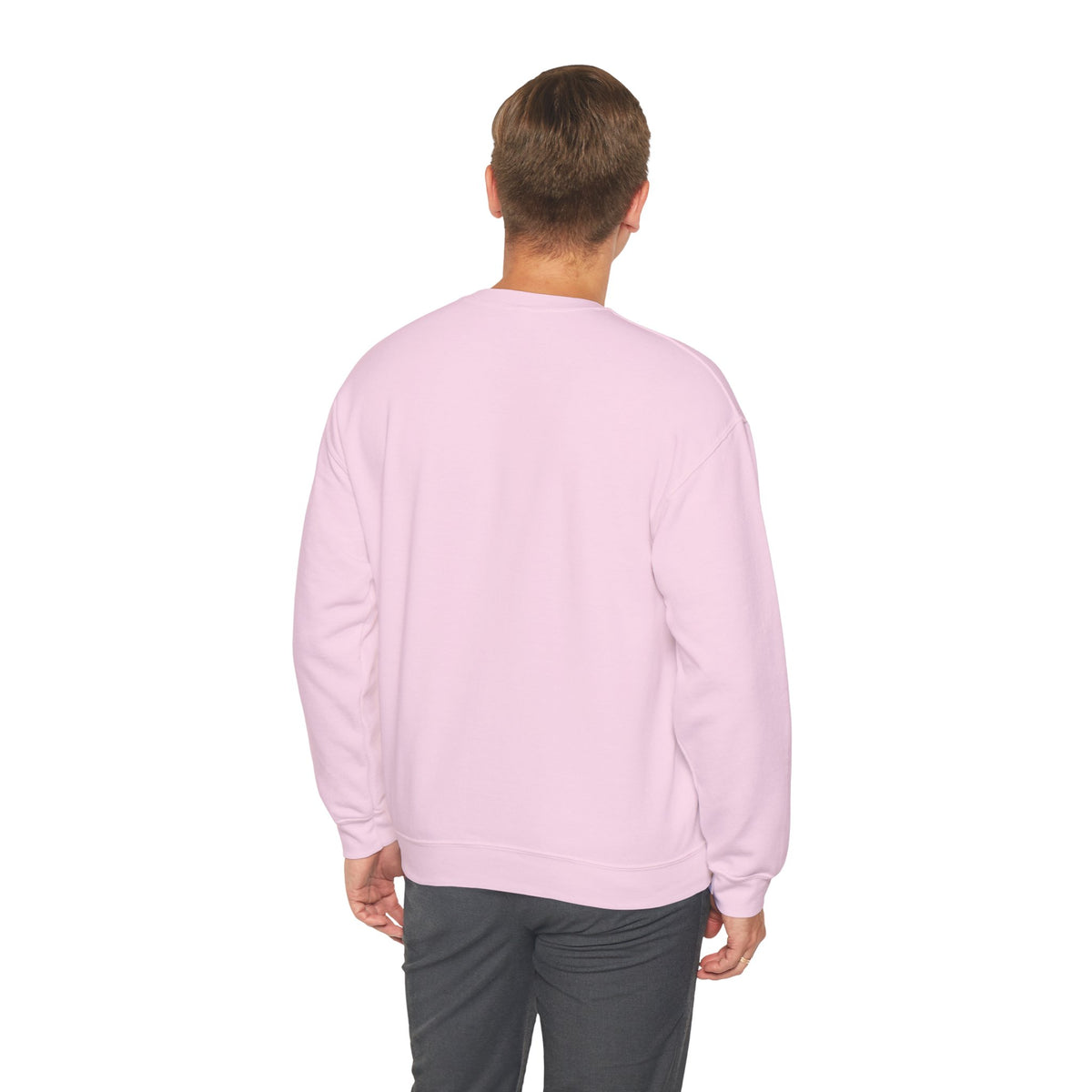 "Moriches or Nowhere" w/ apple- LARGE FRONT Crewneck Sweatshirt
