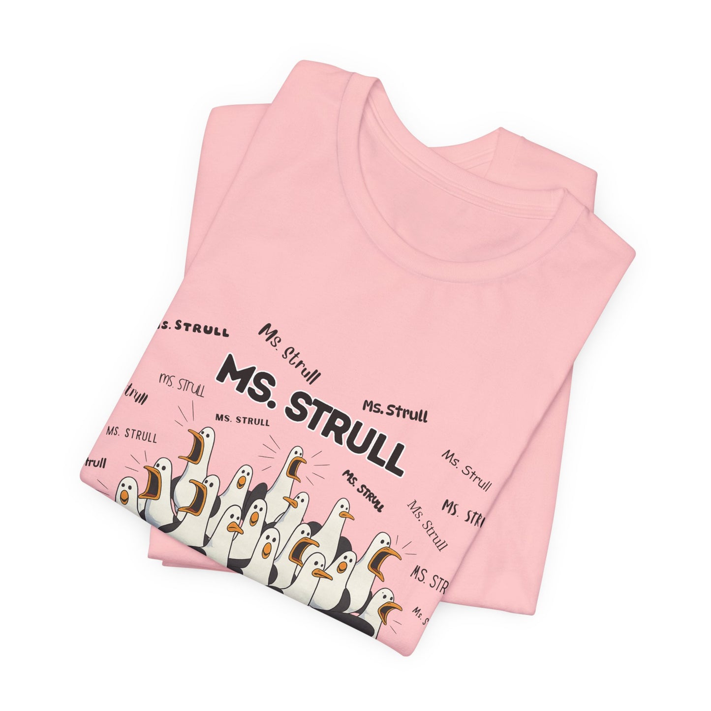 Mrs. Strull Penguin Choir T-Shirt — Funny Teacher Personalized Tee