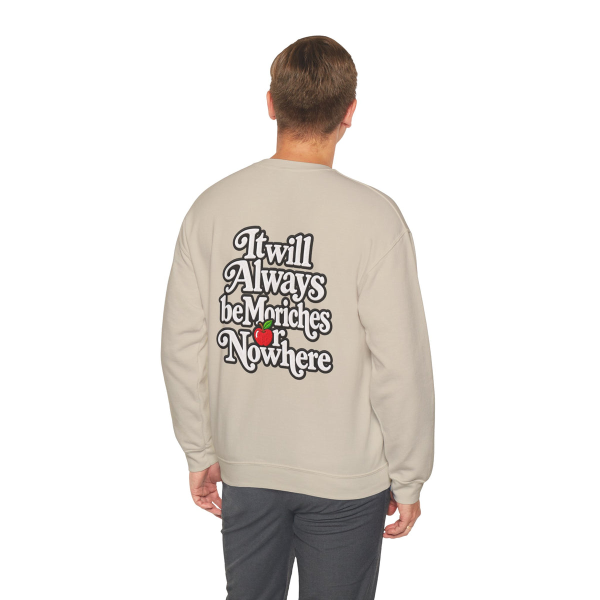 "MES or Nowhere w/ School Things" - Moriches Crewneck Sweatshirt