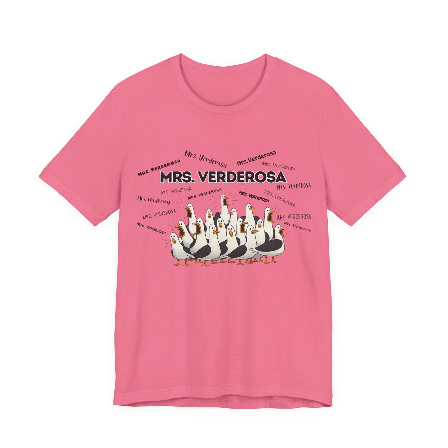 Mrs. Verderosa Penguin Choir T-Shirt — Funny Teacher Personalized Tee