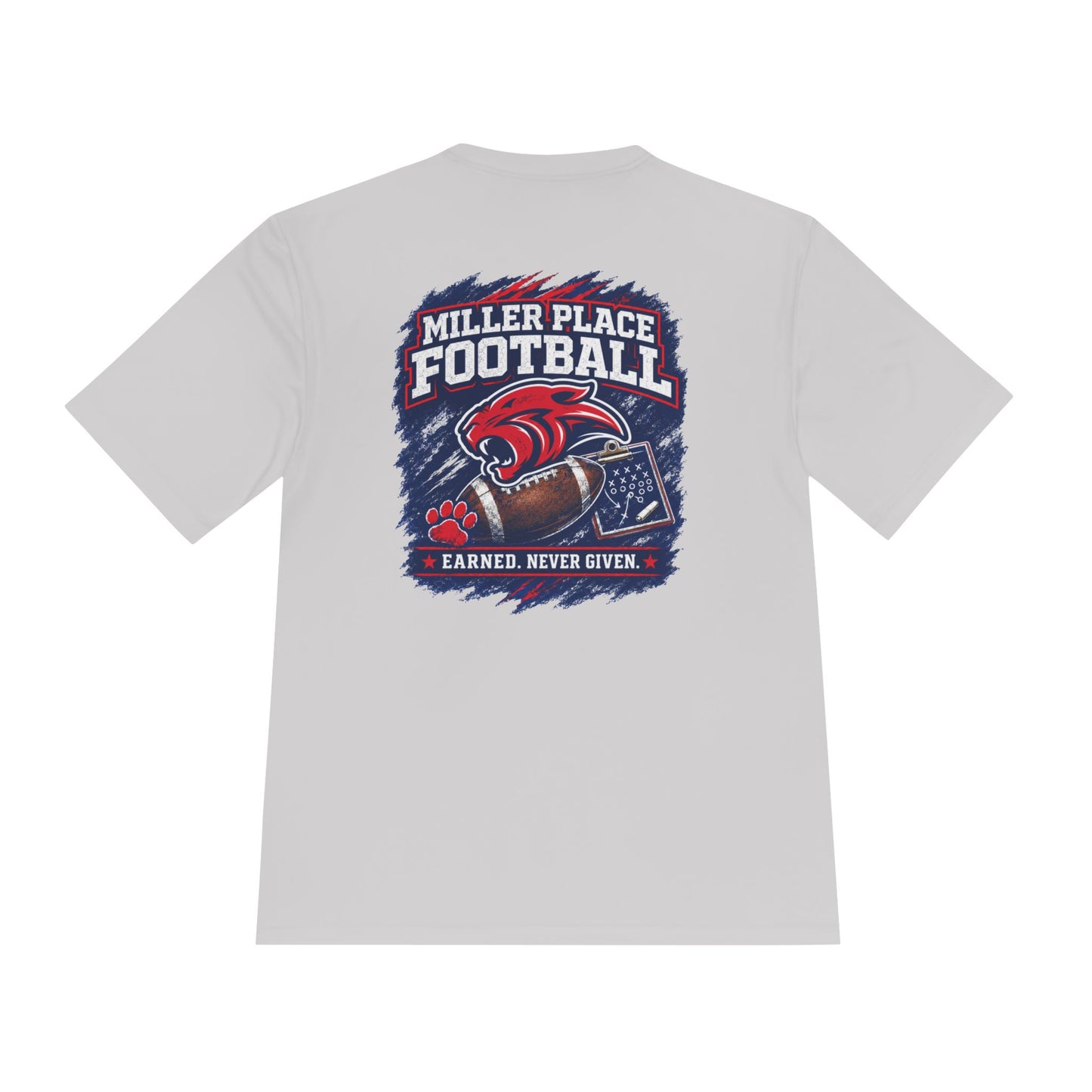 MP Football 'Earned. Never Given.' Sport Tek- Performance Shirt- MP Touchdown Club