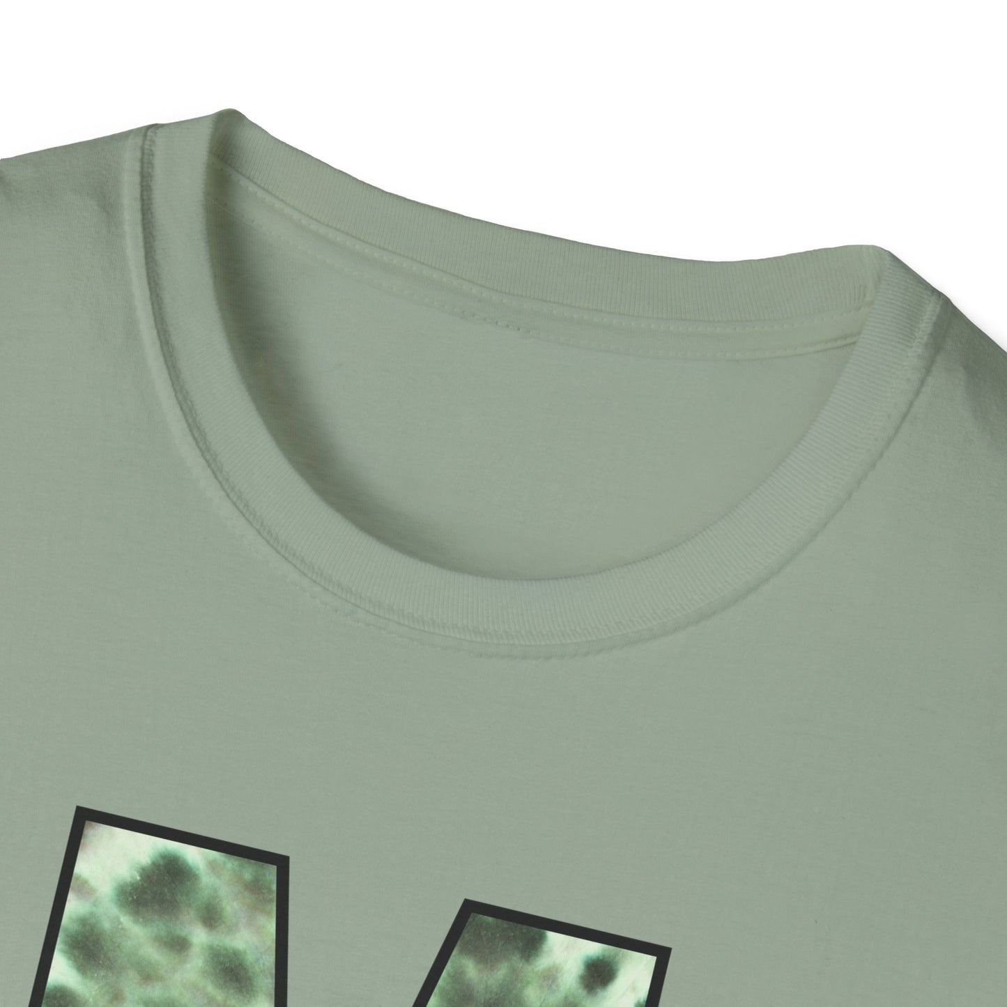 Tie Dye Moriches Stylish Unisex Softstyle T-Shirt with Moriches Design