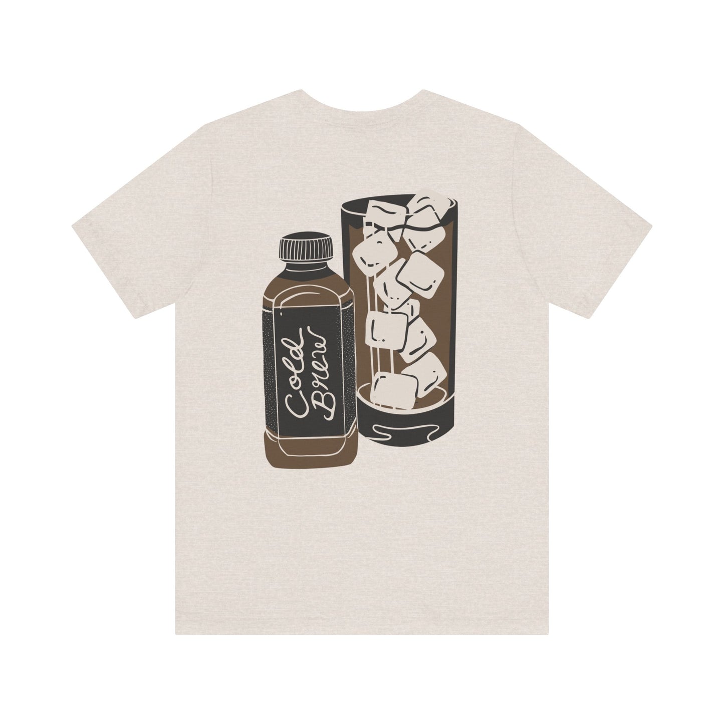 Cold Brew Coffee Lovers Tee, Unisex Jersey Shirt for Coffee Lovers