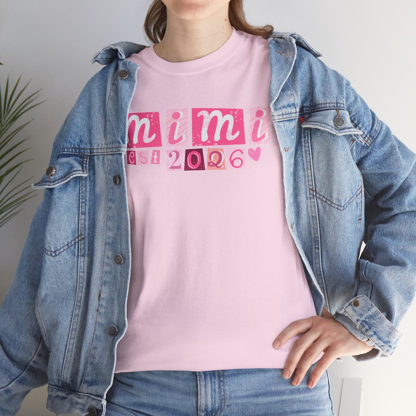 Mimi est 2026 Unisex Heavy Cotton Tee - Mother's Day