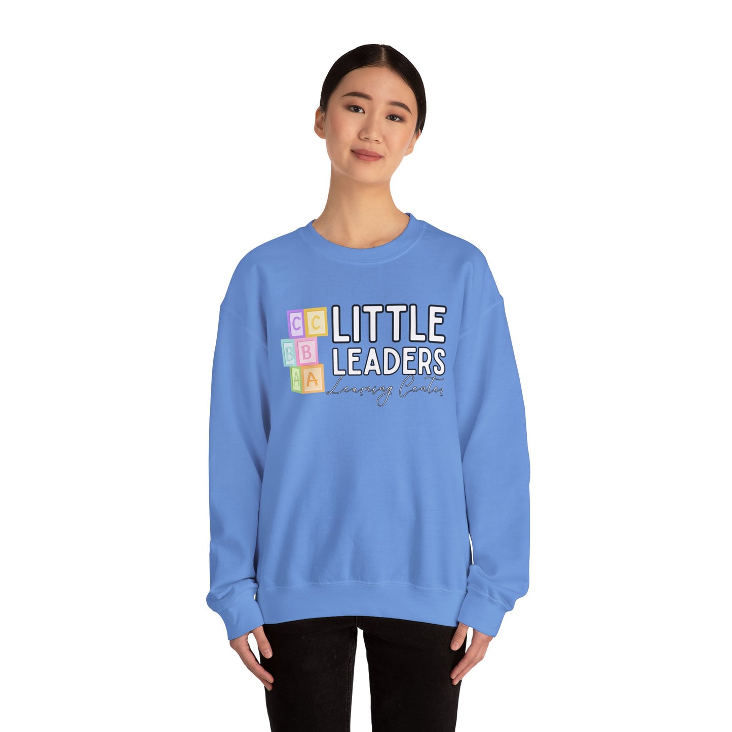 Little Leaders w/ Blocks Crewneck Unisex Sweatshirt
