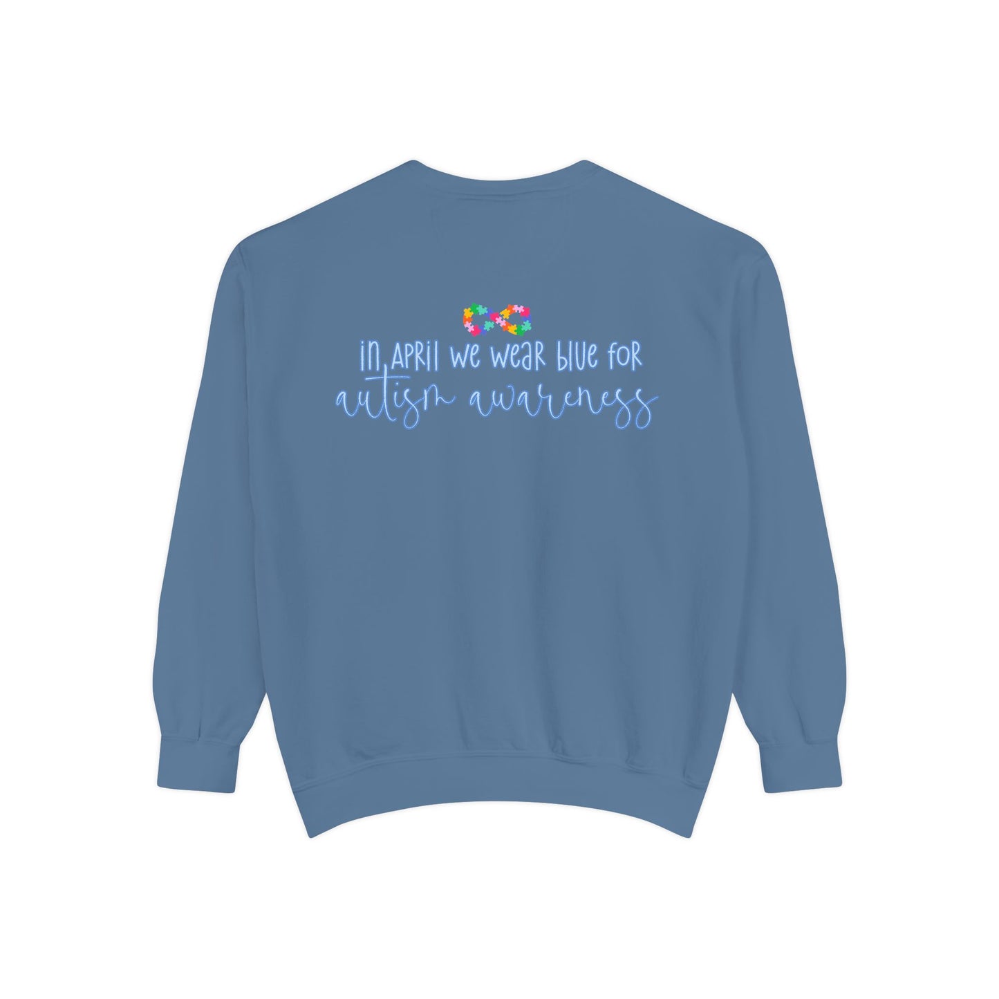 Autism Awareness Puzzle Piece & Ribbon Sweatshirt — Awareness Collection