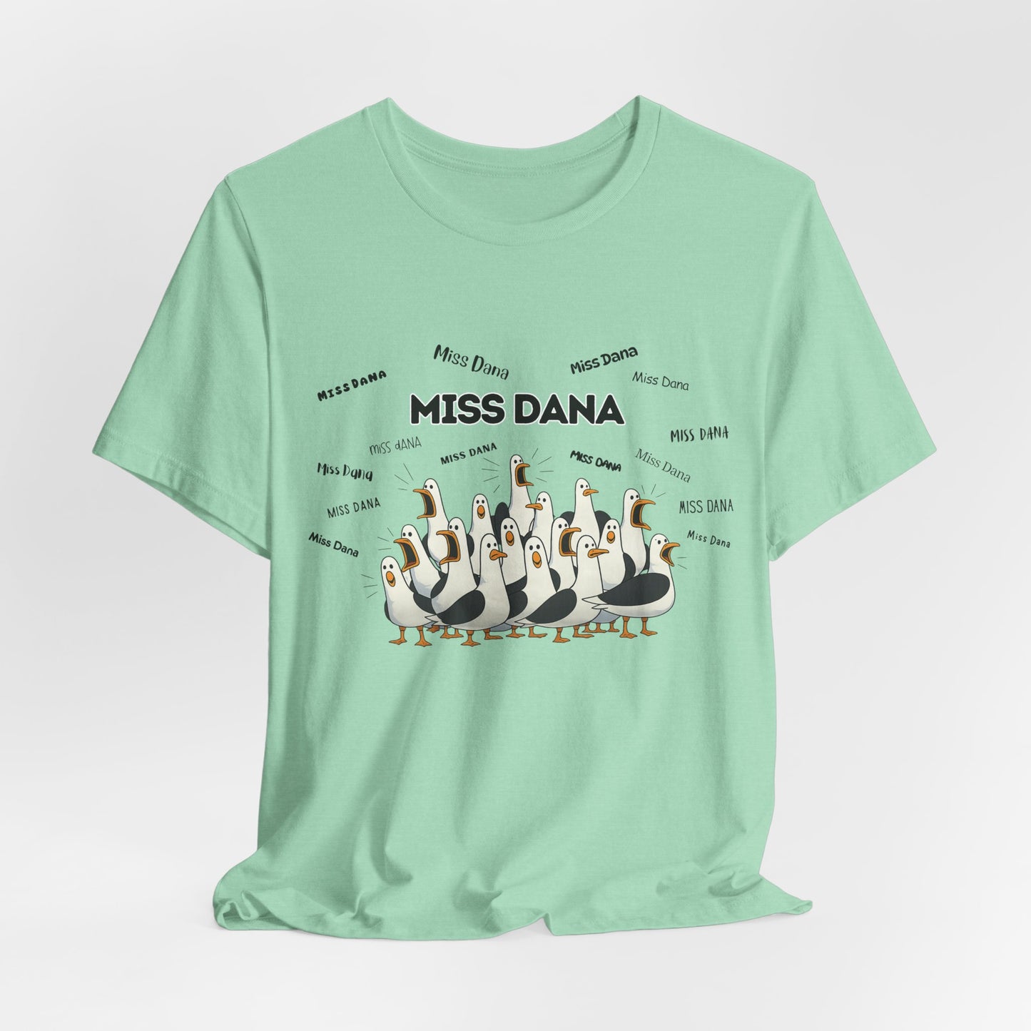 Miss Dana- Penguin Choir T-Shirt — Funny Teacher Personalized Tee