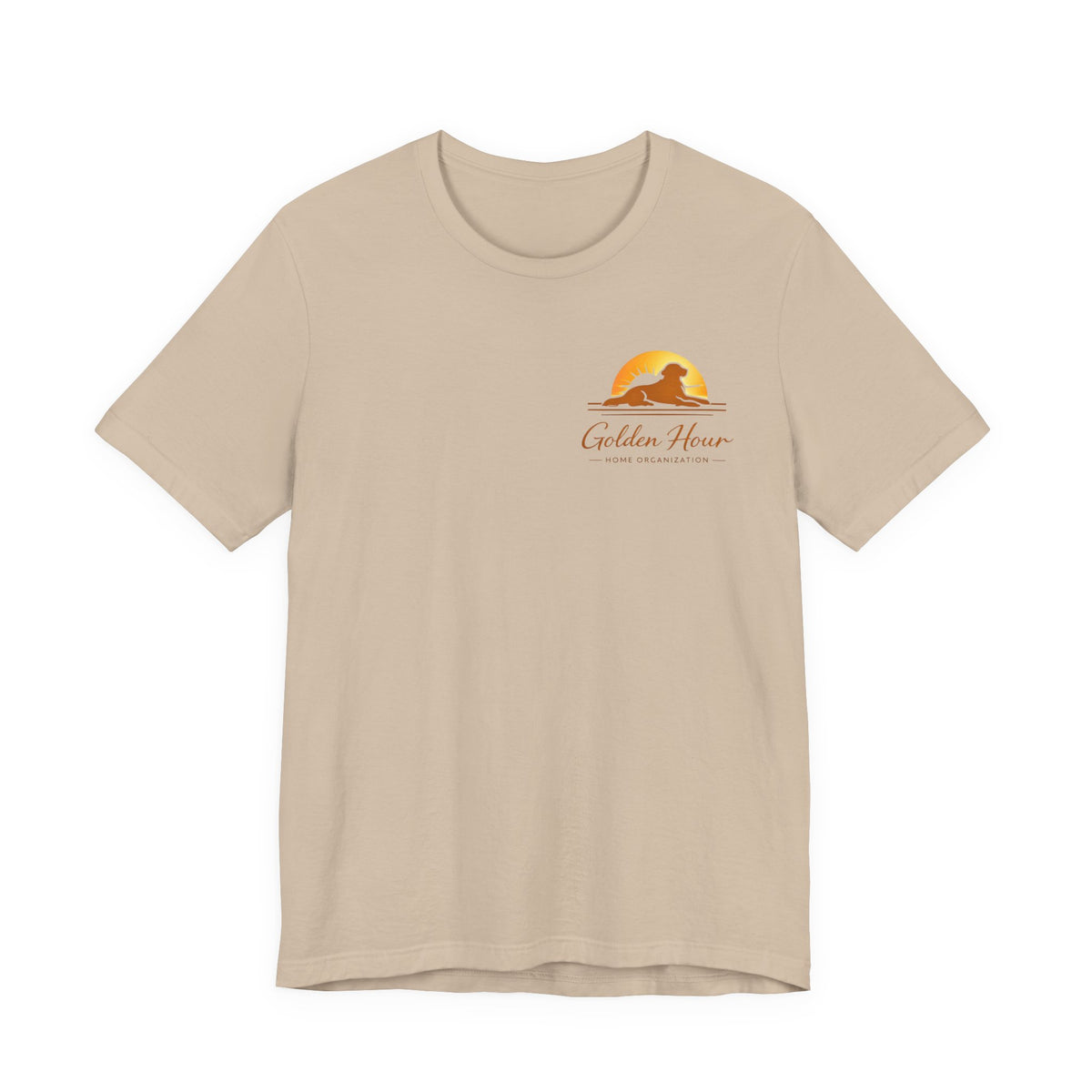 "Golden Hour Home Organization"Logo T-Shirt—  Personalized