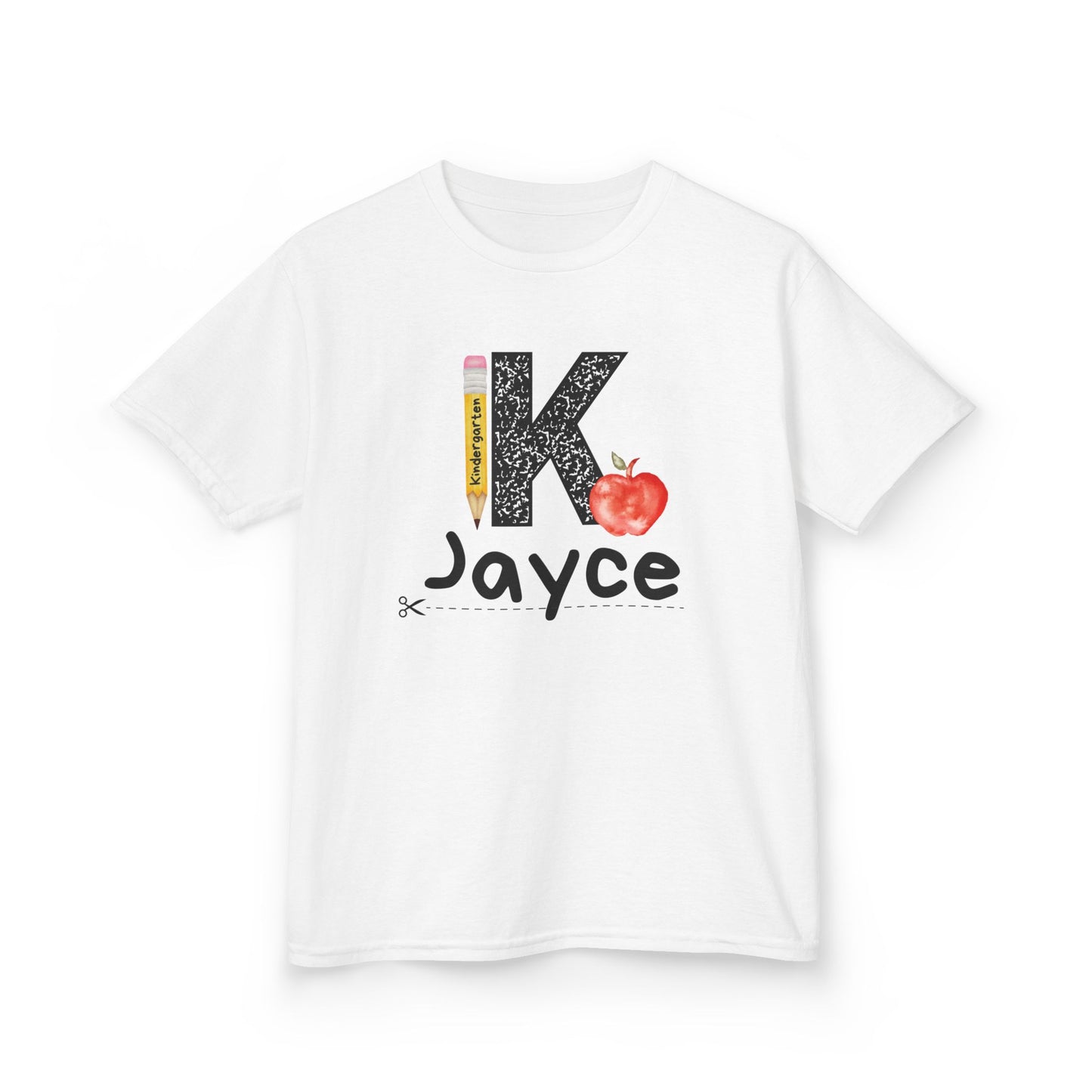 Jayce- Kindergarten- Personalized Kids Tee - Back to School