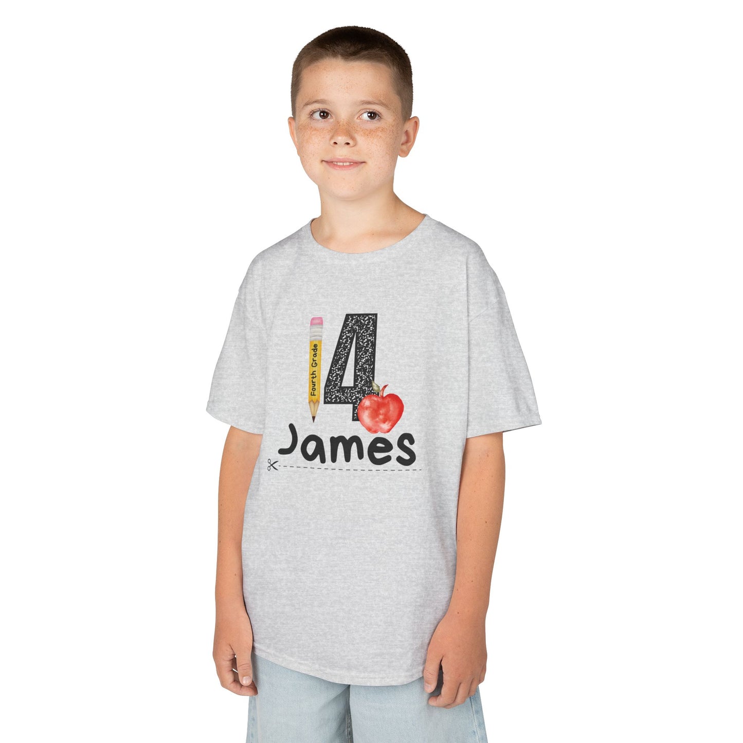 4th Grade- Personalized Kids Tee - Back to School